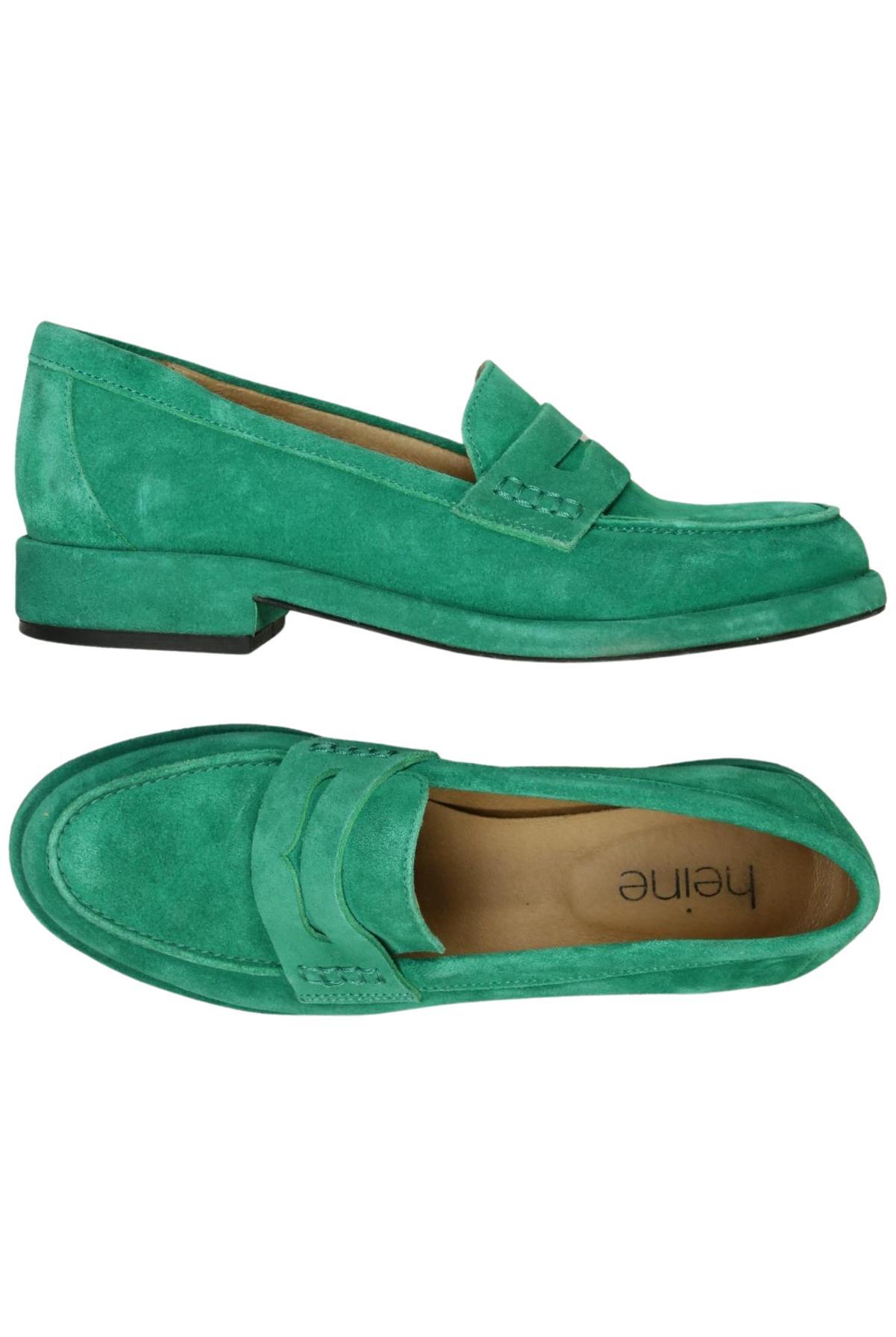 

Heine Damen Halbschuh, grün, Gr. 36