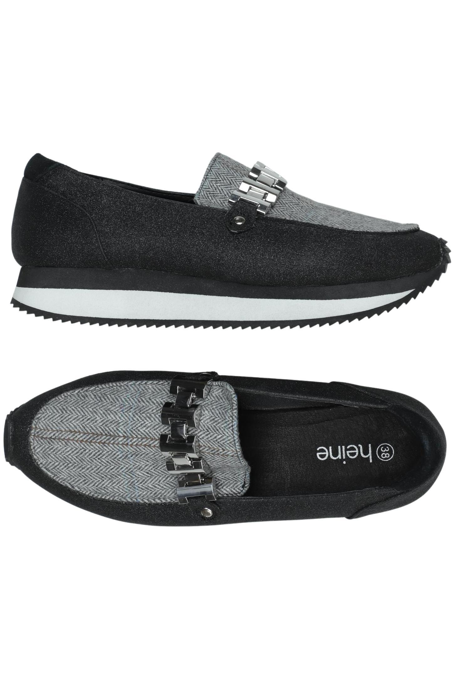 Thumbnail - Heine Damen Halbschuh, schwarz, Gr. 38