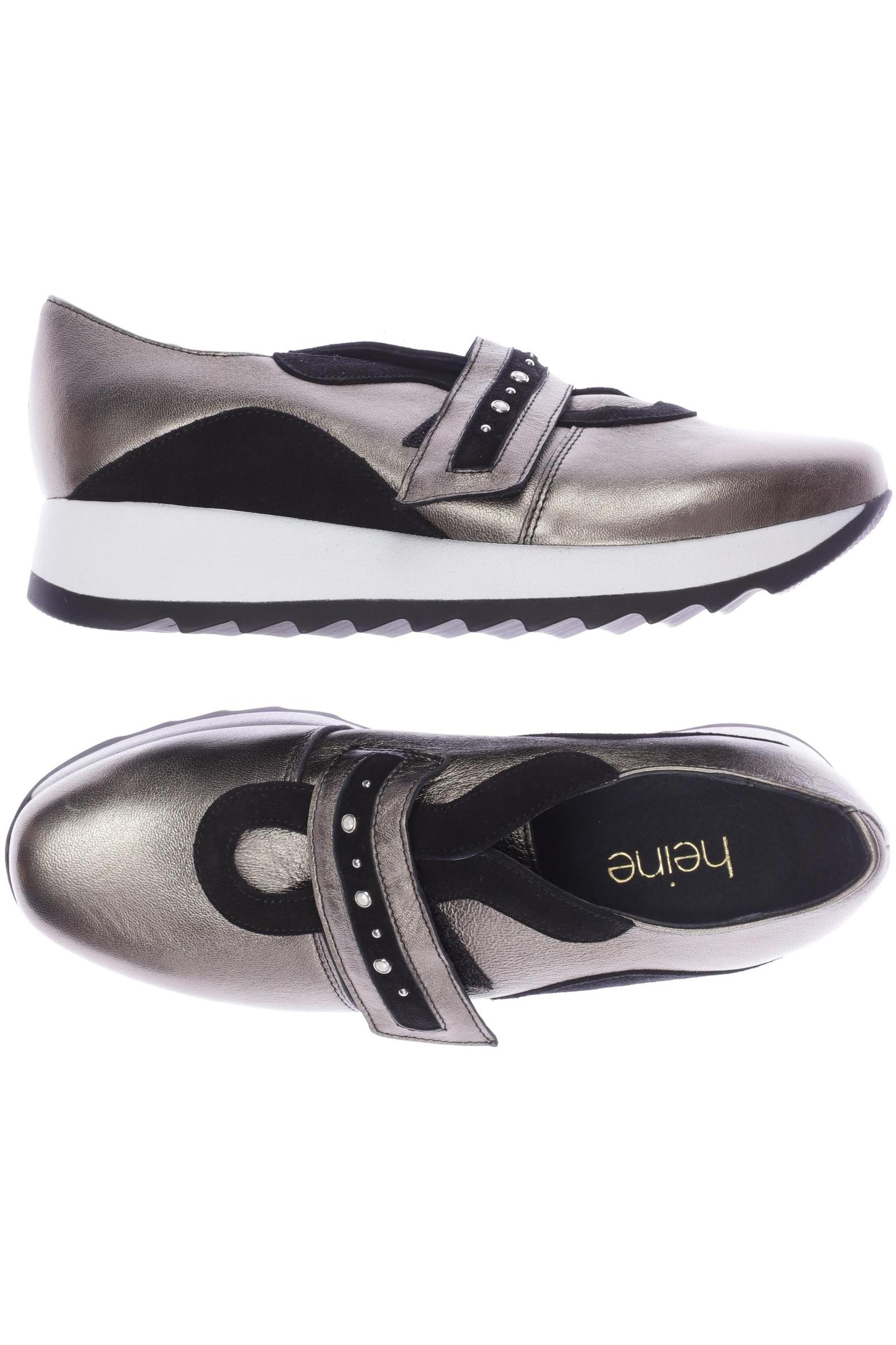

Heine Damen Halbschuh, gold, Gr. 37