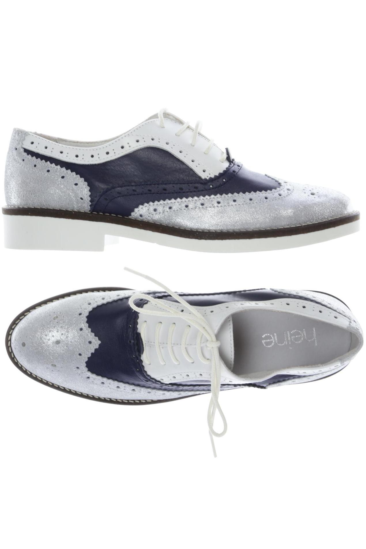 

Heine Damen Halbschuh, silber, Gr. 38