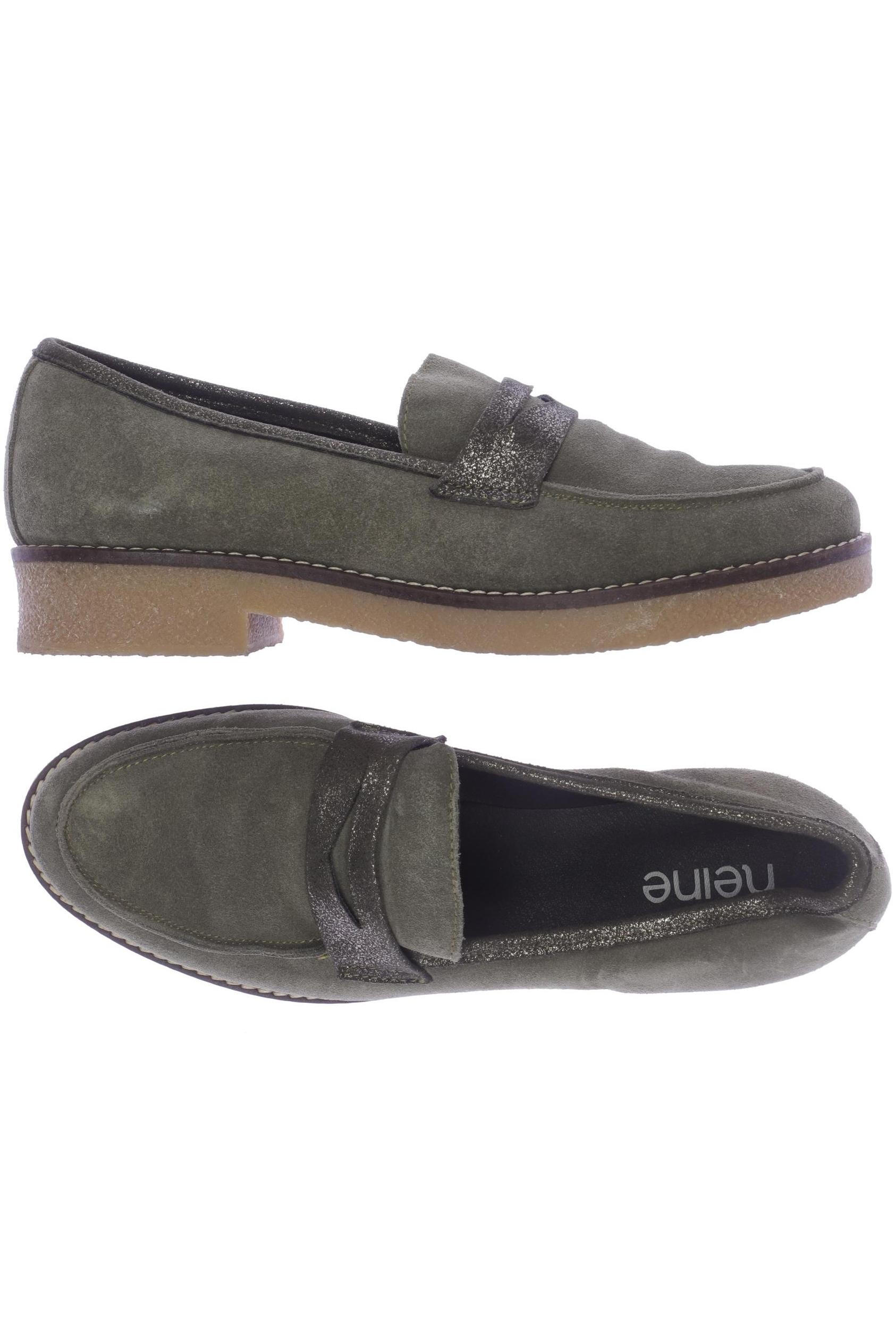 

Heine Damen Halbschuh, grün, Gr. 39