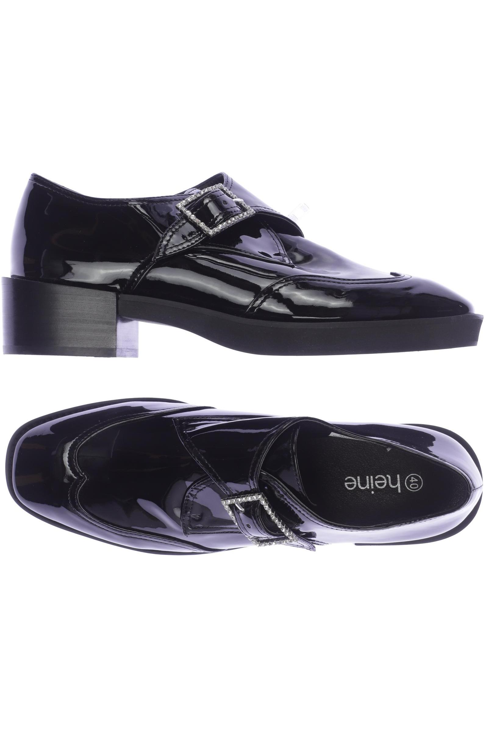 

Heine Damen Halbschuh, schwarz, Gr. 40