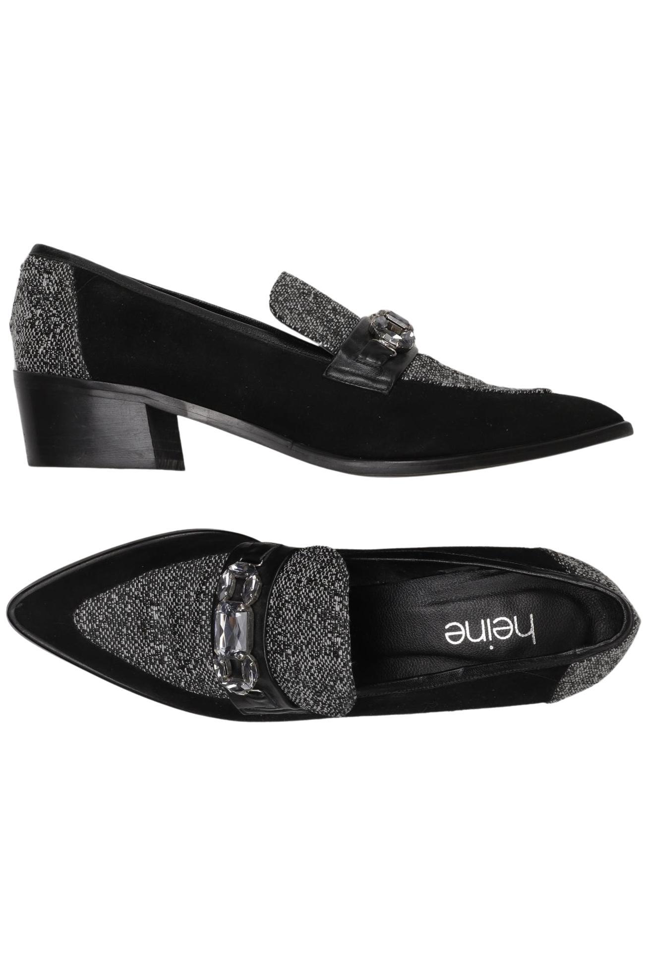 

Heine Damen Halbschuh, schwarz, Gr. 39