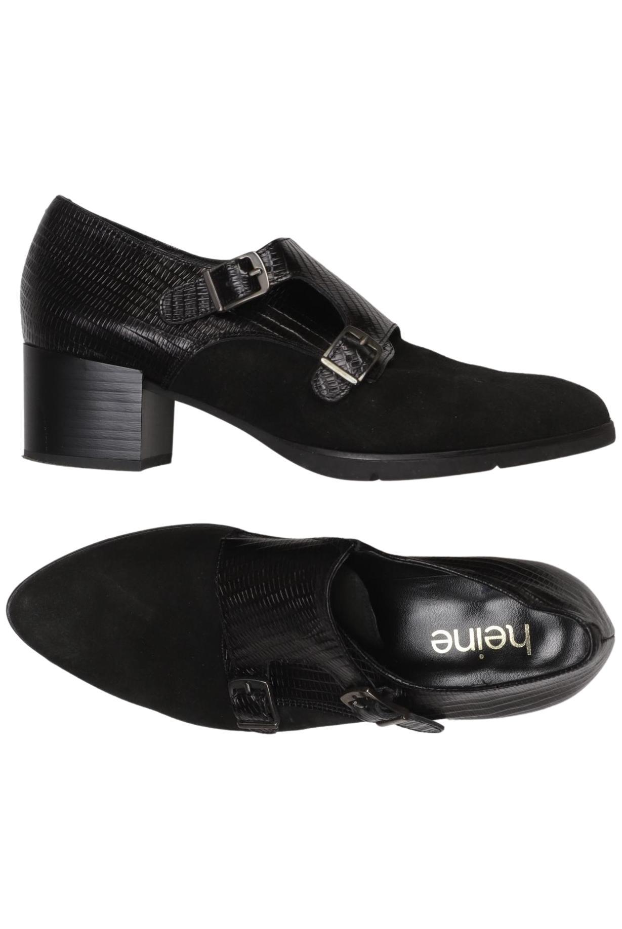 

Heine Damen Halbschuh, schwarz, Gr. 38