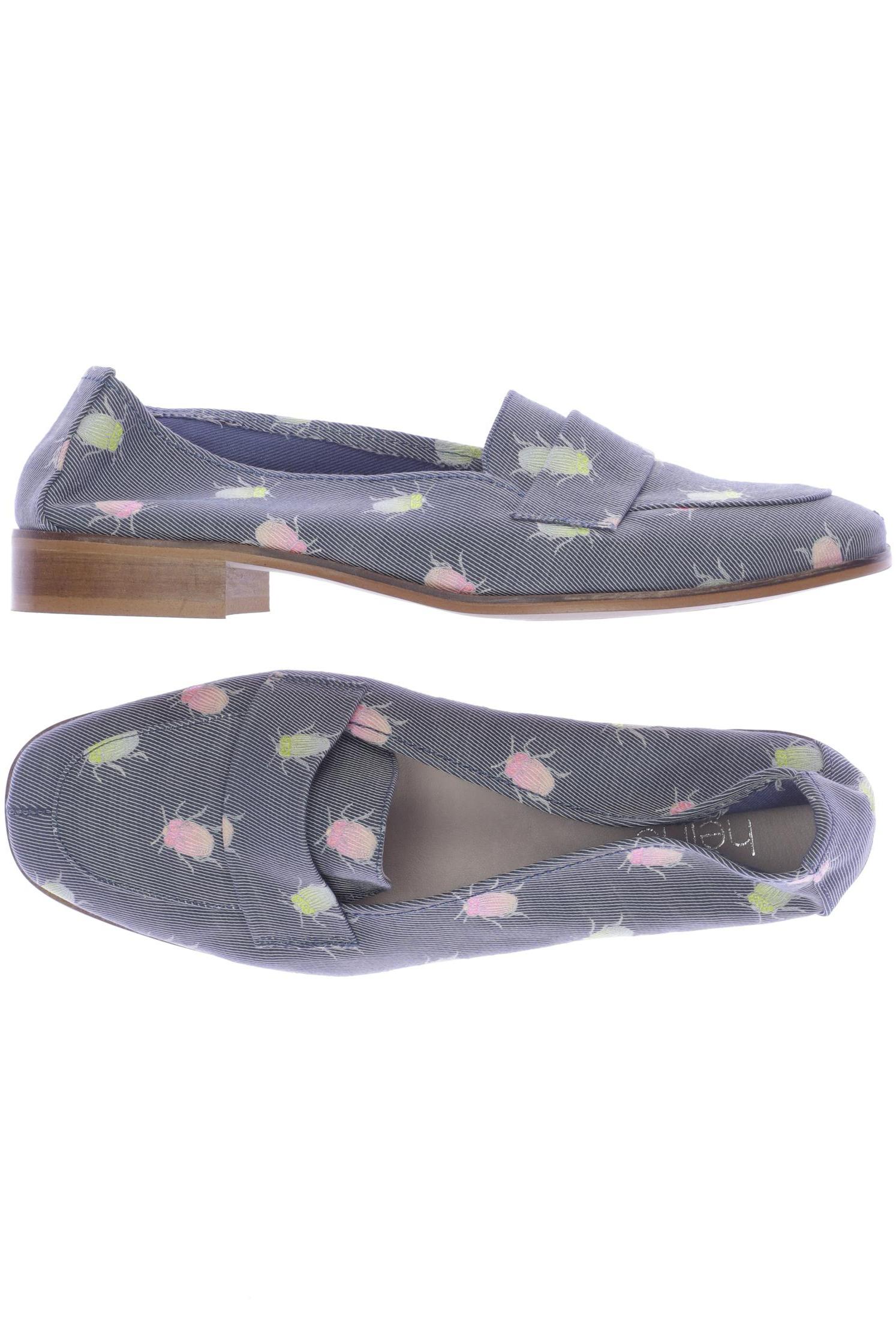 

Heine Damen Halbschuh, blau, Gr. 38
