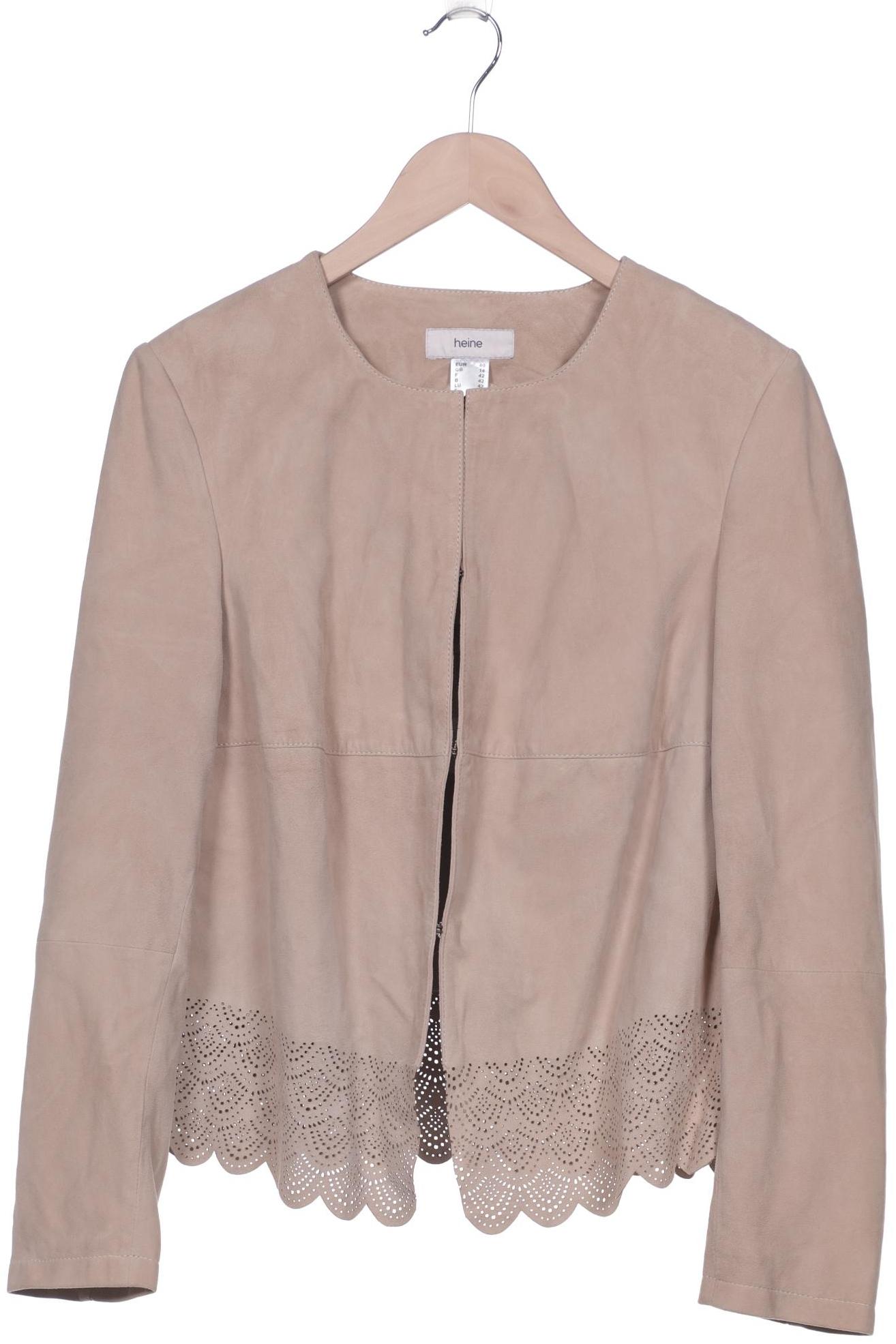 

Heine Damen Jacke, beige, Gr. 40