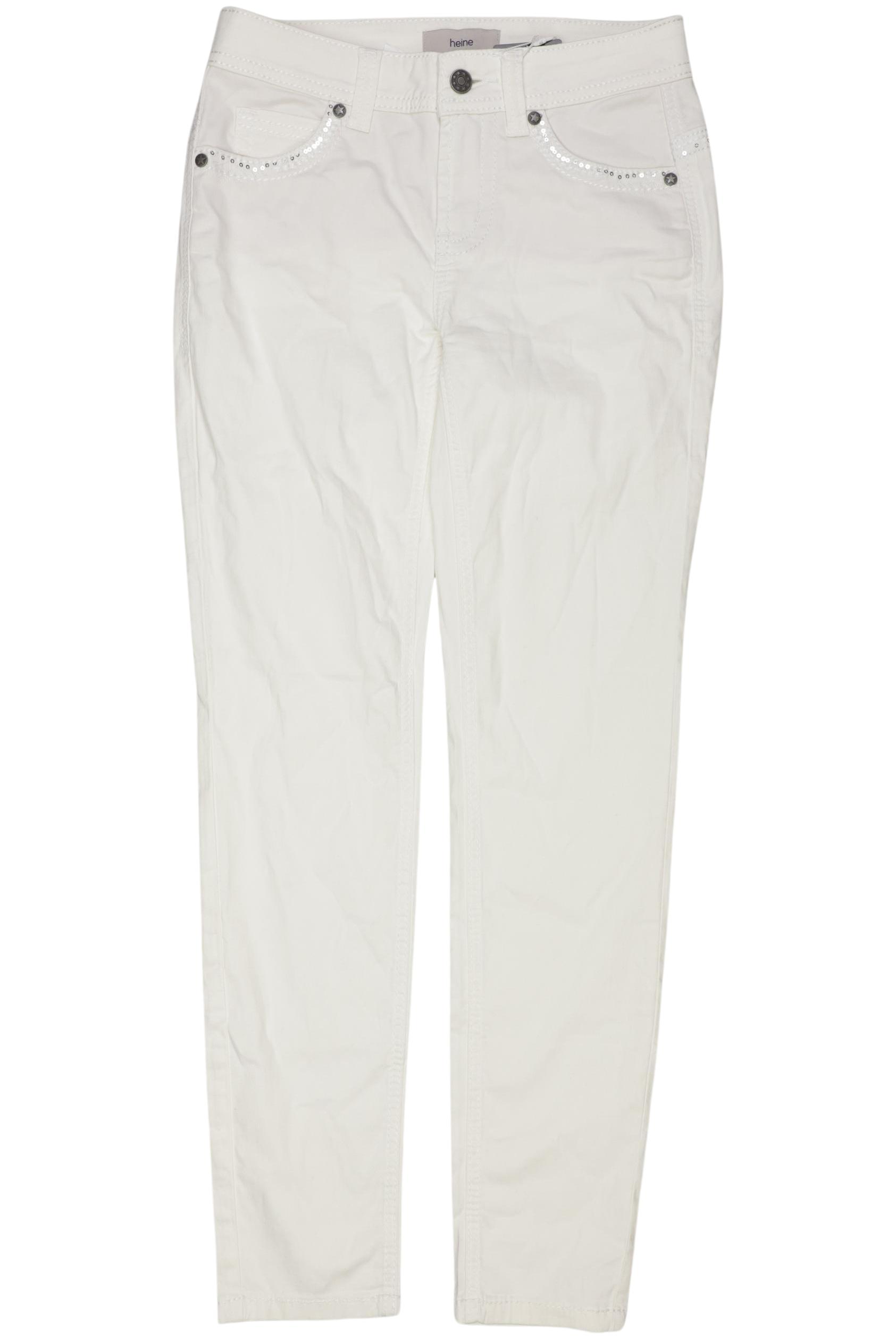 

Heine Damen Jeans, weiß, Gr. 17