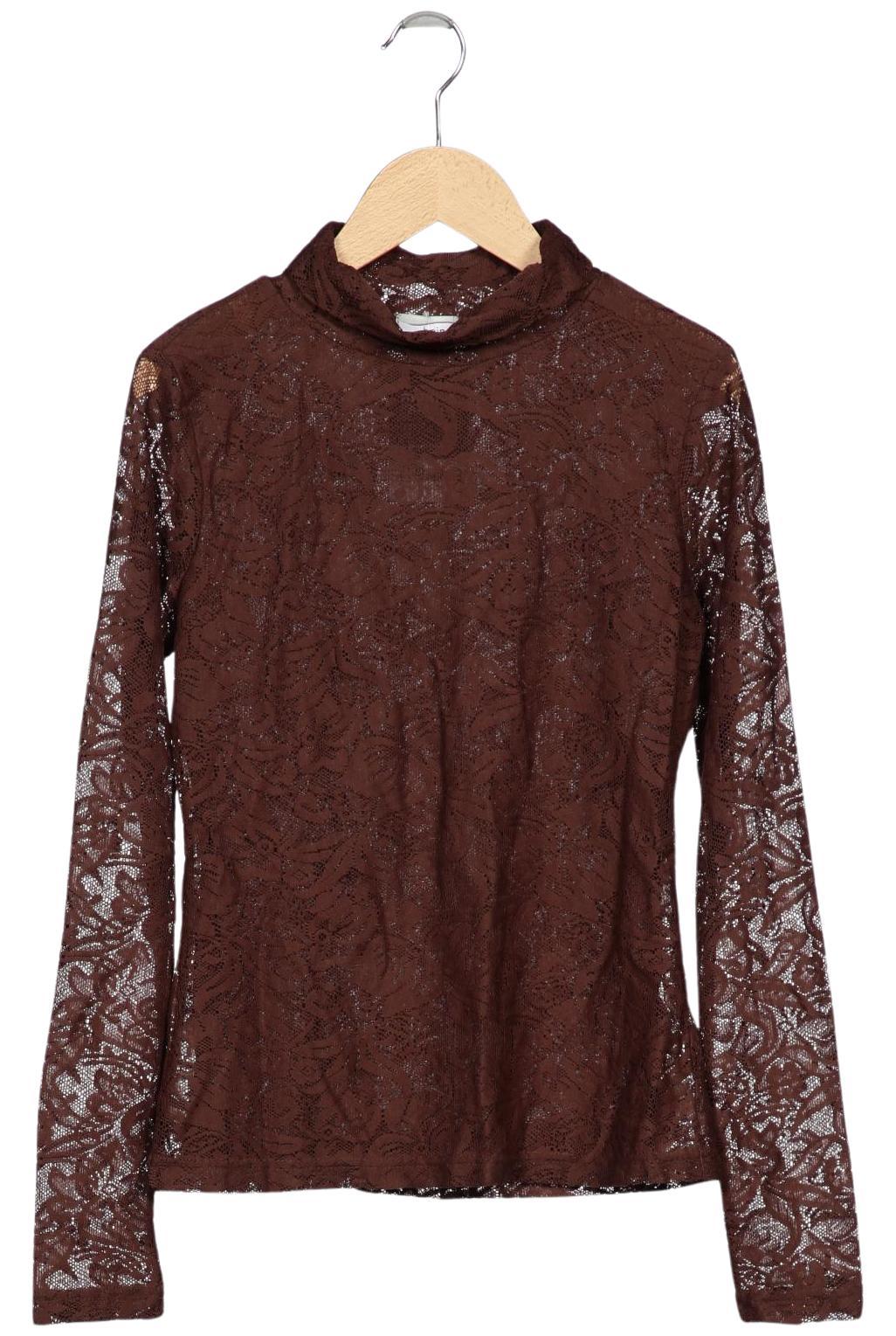 

Heine Damen Langarmshirt, braun, Gr. 34