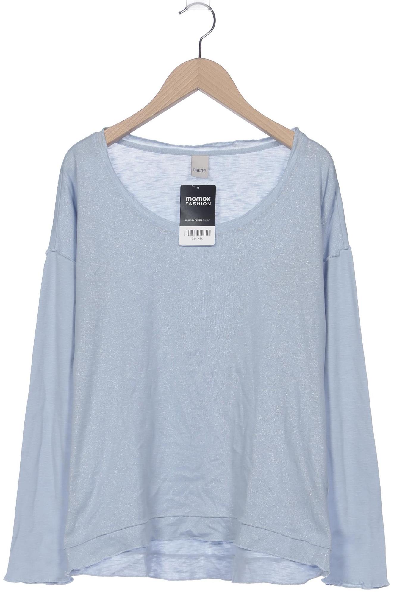 

Heine Damen Langarmshirt, hellblau, Gr. 34