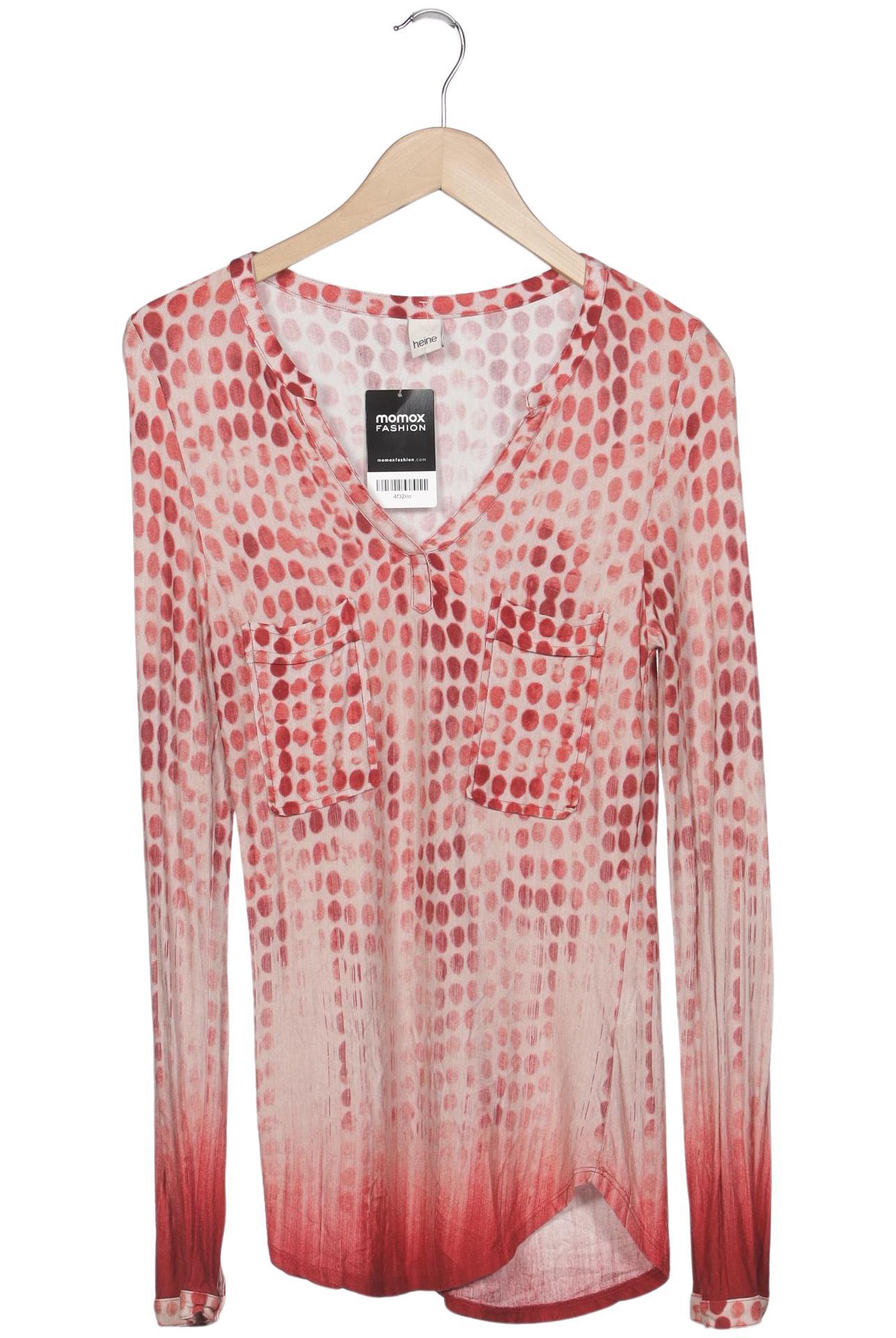 

Heine Damen Langarmshirt, rot, Gr. 34