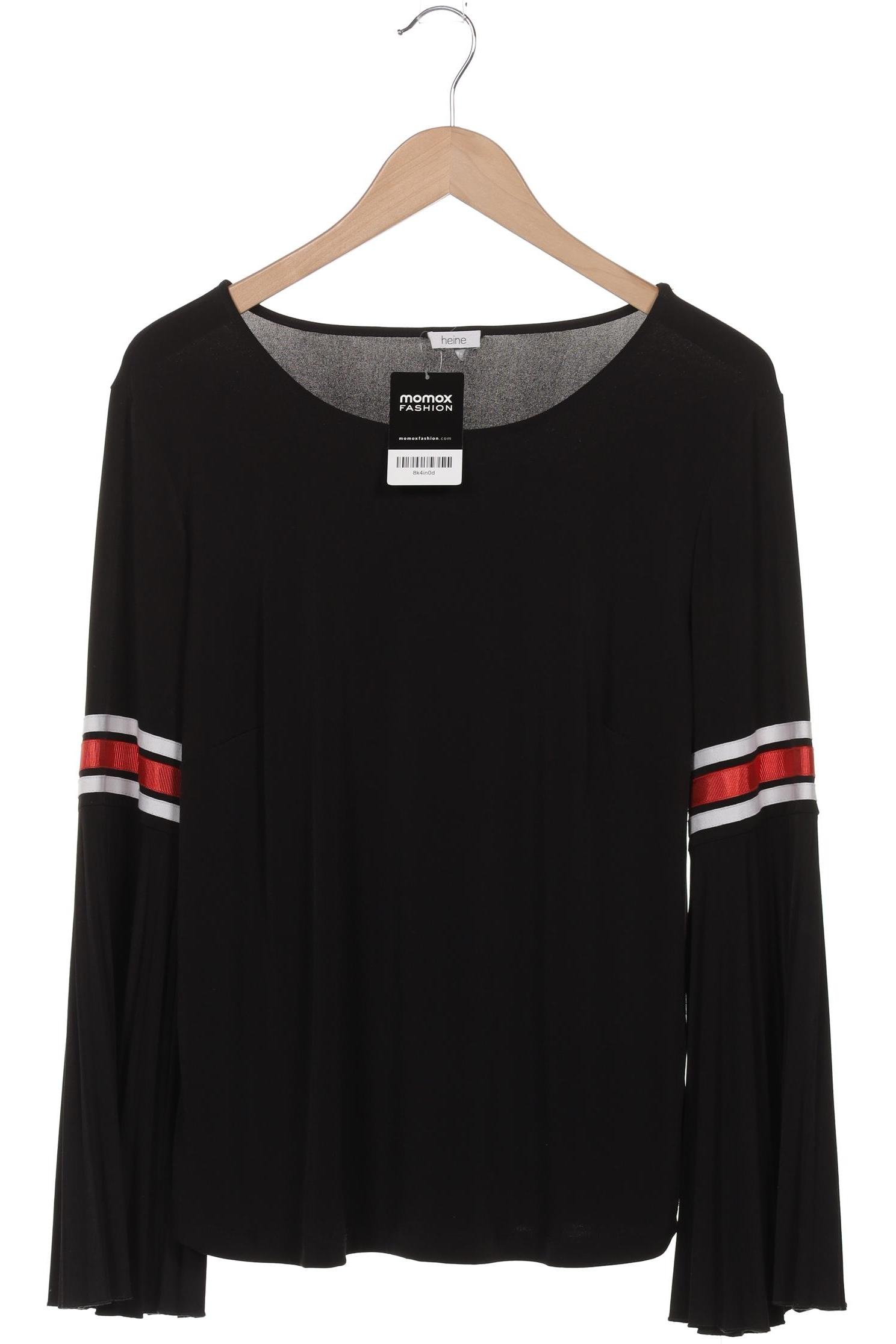 

Heine Damen Langarmshirt, schwarz, Gr. 42
