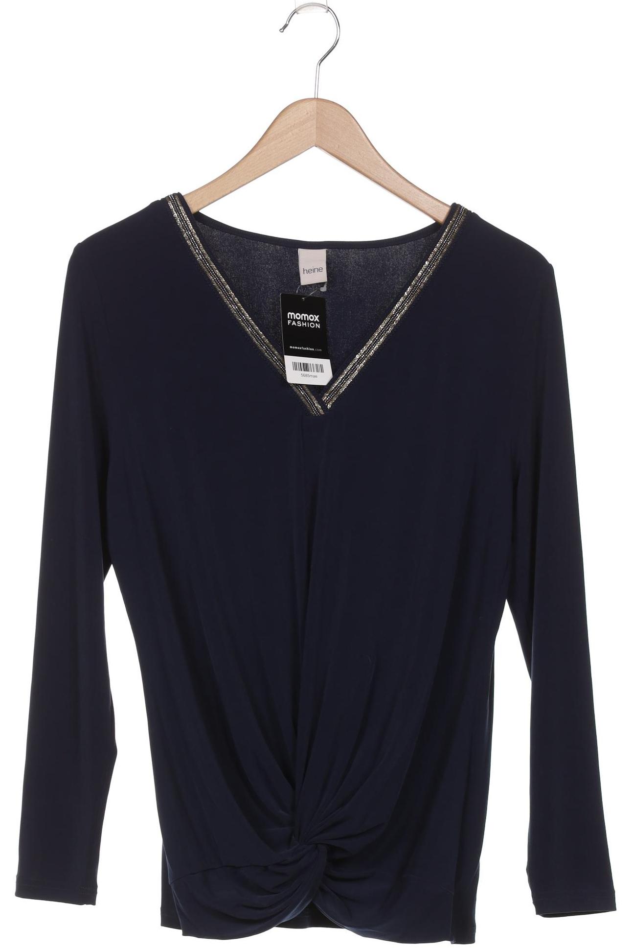 

Heine Damen Langarmshirt, marineblau, Gr. 40