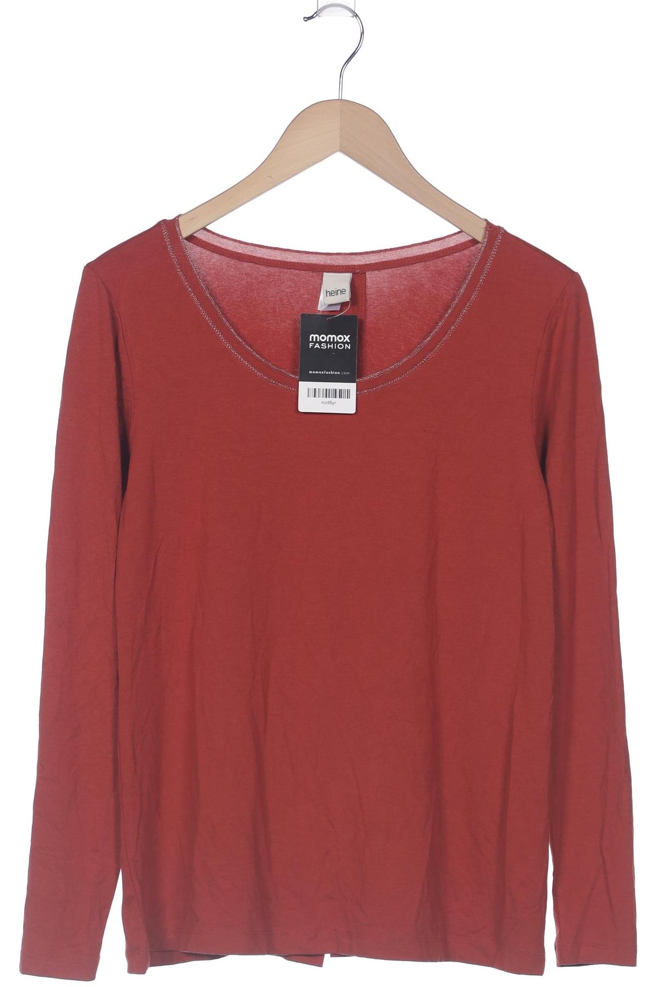 

Heine Damen Langarmshirt, rot, Gr. 36
