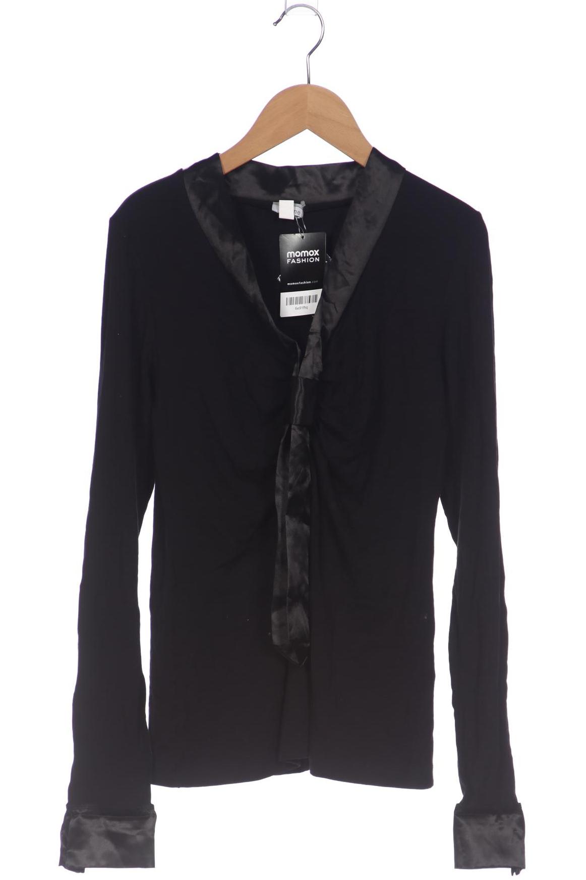 

Heine Damen Langarmshirt, schwarz, Gr. 36