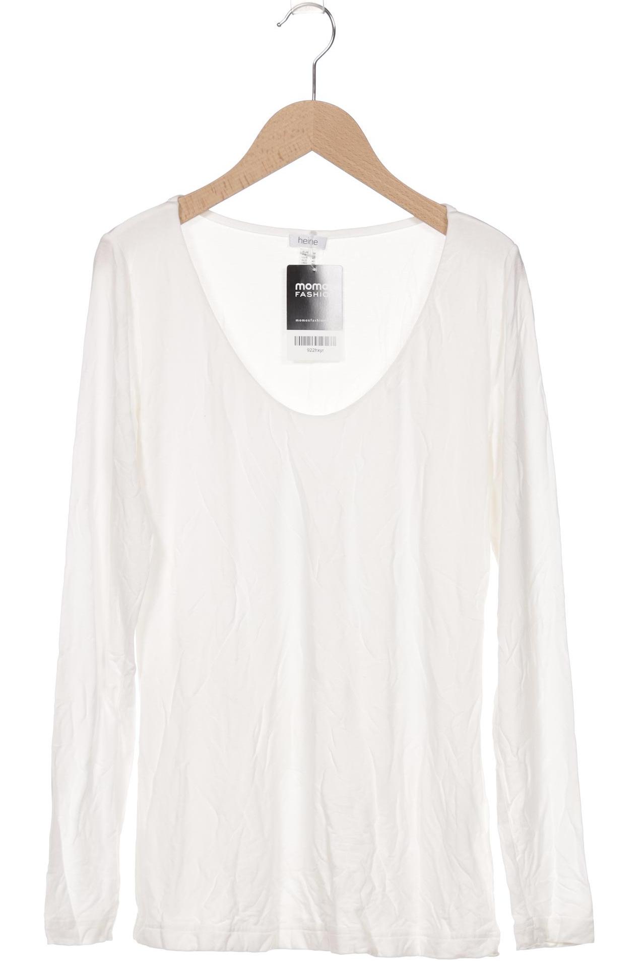 

Heine Damen Langarmshirt, weiß, Gr. 38