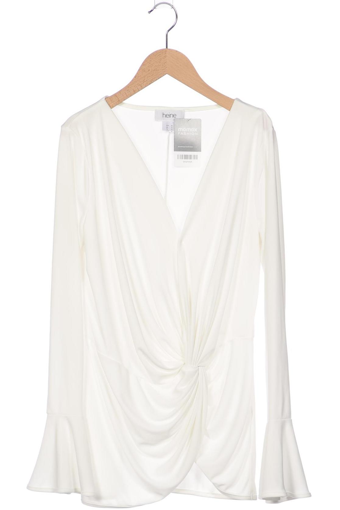 

Heine Damen Langarmshirt, weiß, Gr. 38