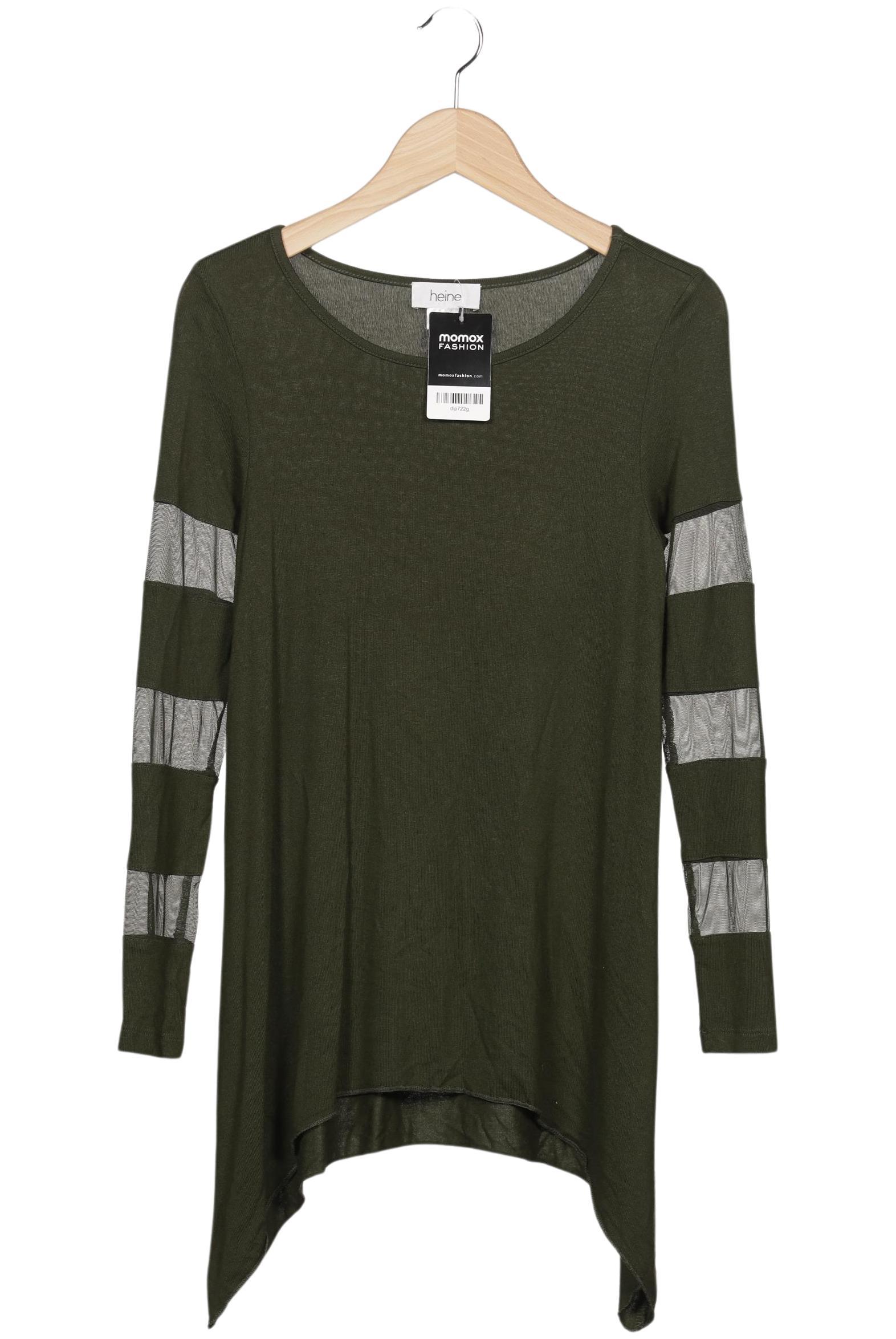 

Heine Damen Langarmshirt, grün, Gr. 34