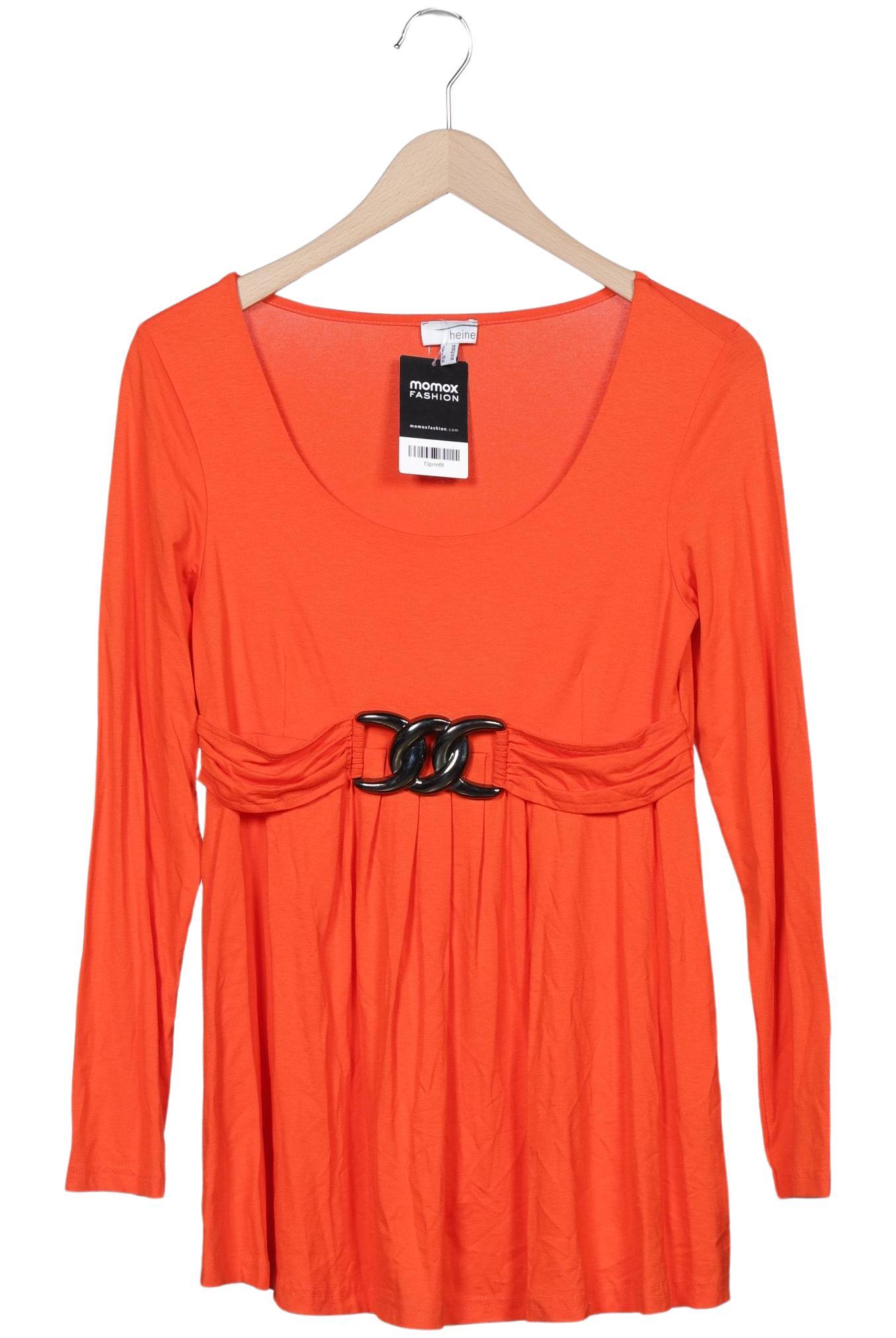 

Heine Damen Langarmshirt, orange, Gr. 36