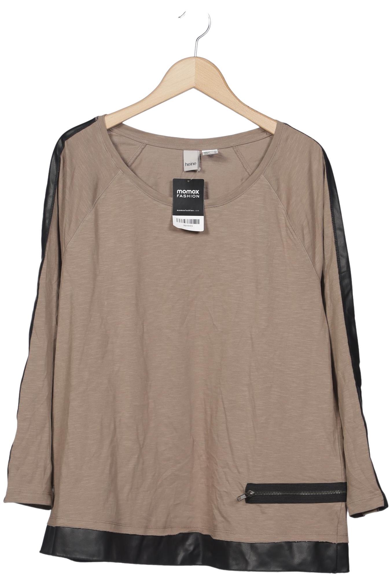 

Heine Damen Langarmshirt, beige, Gr. 46