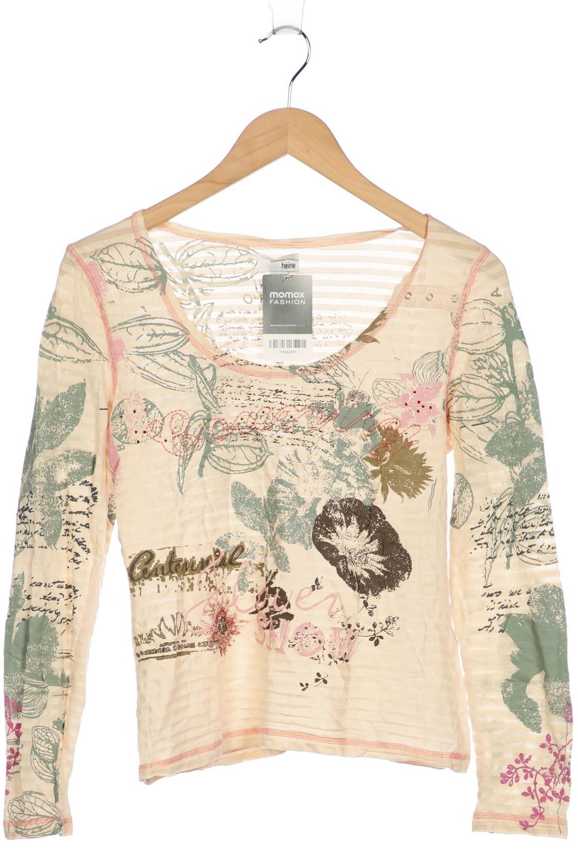 

Heine Damen Langarmshirt, beige, Gr. 40