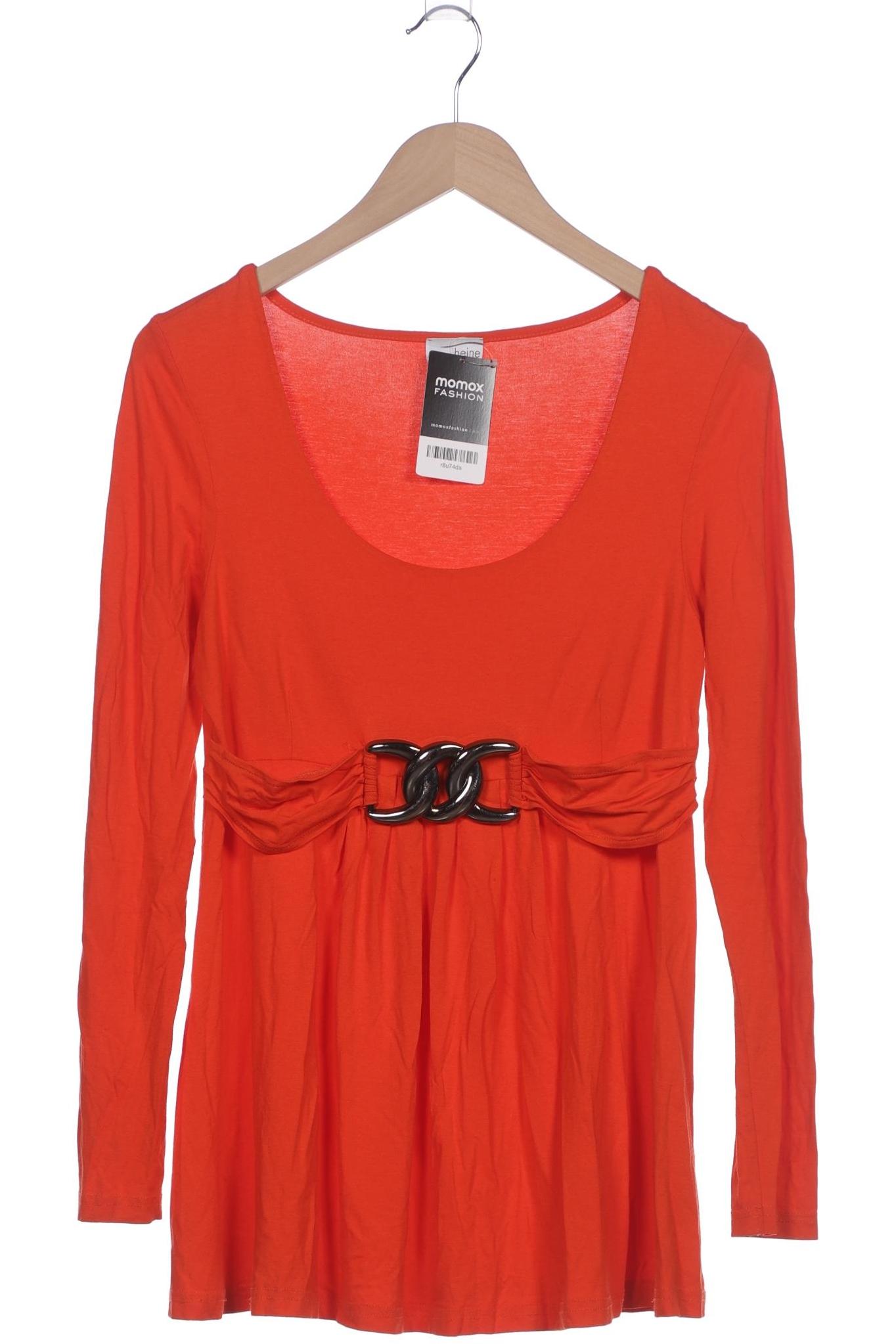 

Heine Damen Langarmshirt, orange, Gr. 38