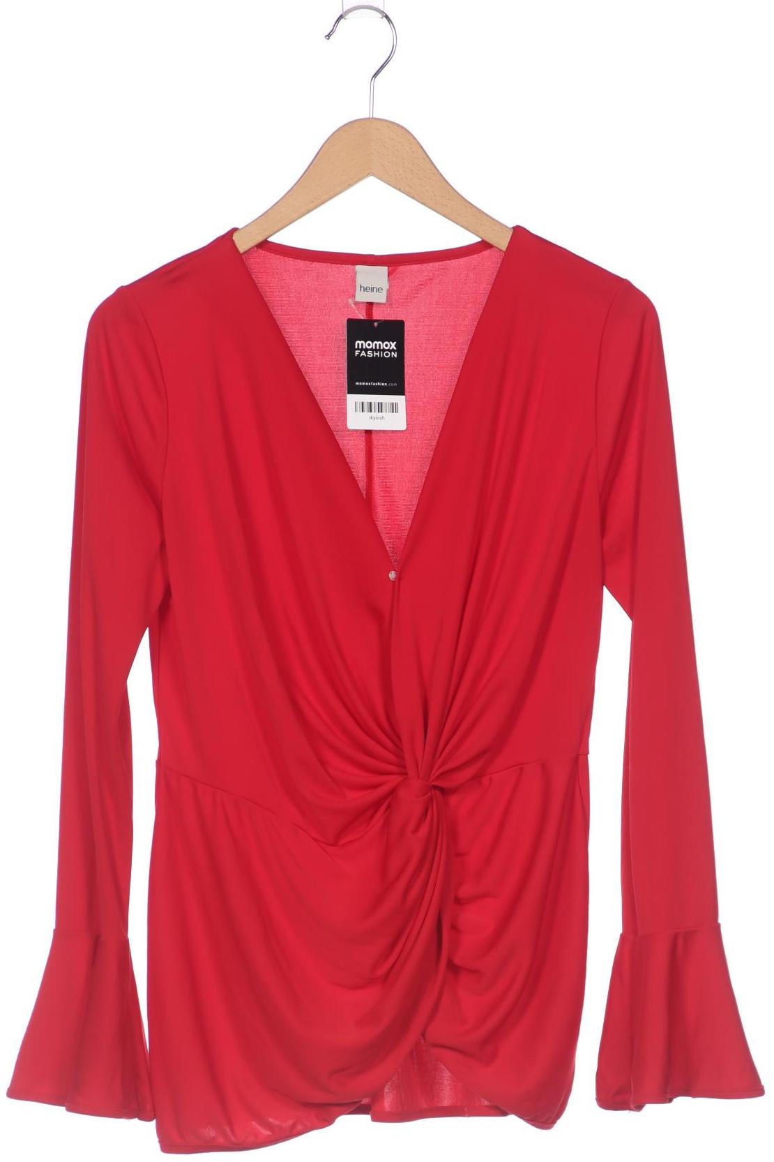 

Heine Damen Langarmshirt, rot, Gr. 38