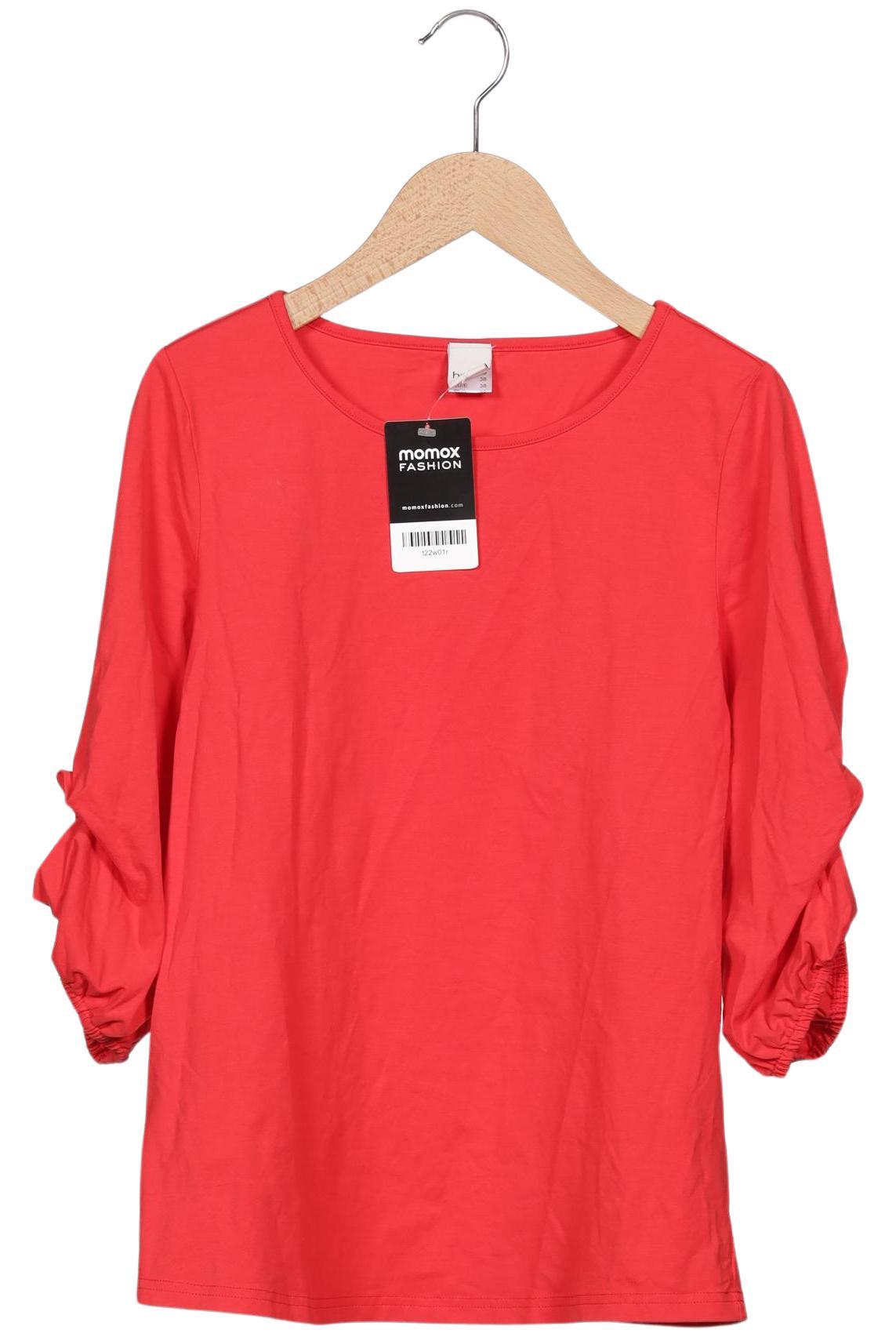 

Heine Damen Langarmshirt, rot, Gr. 36
