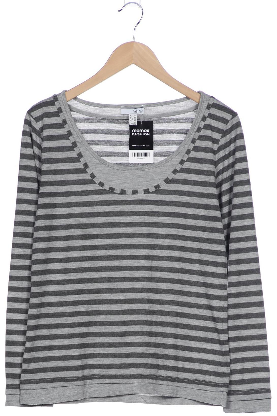 

Heine Damen Langarmshirt, grau, Gr. 44