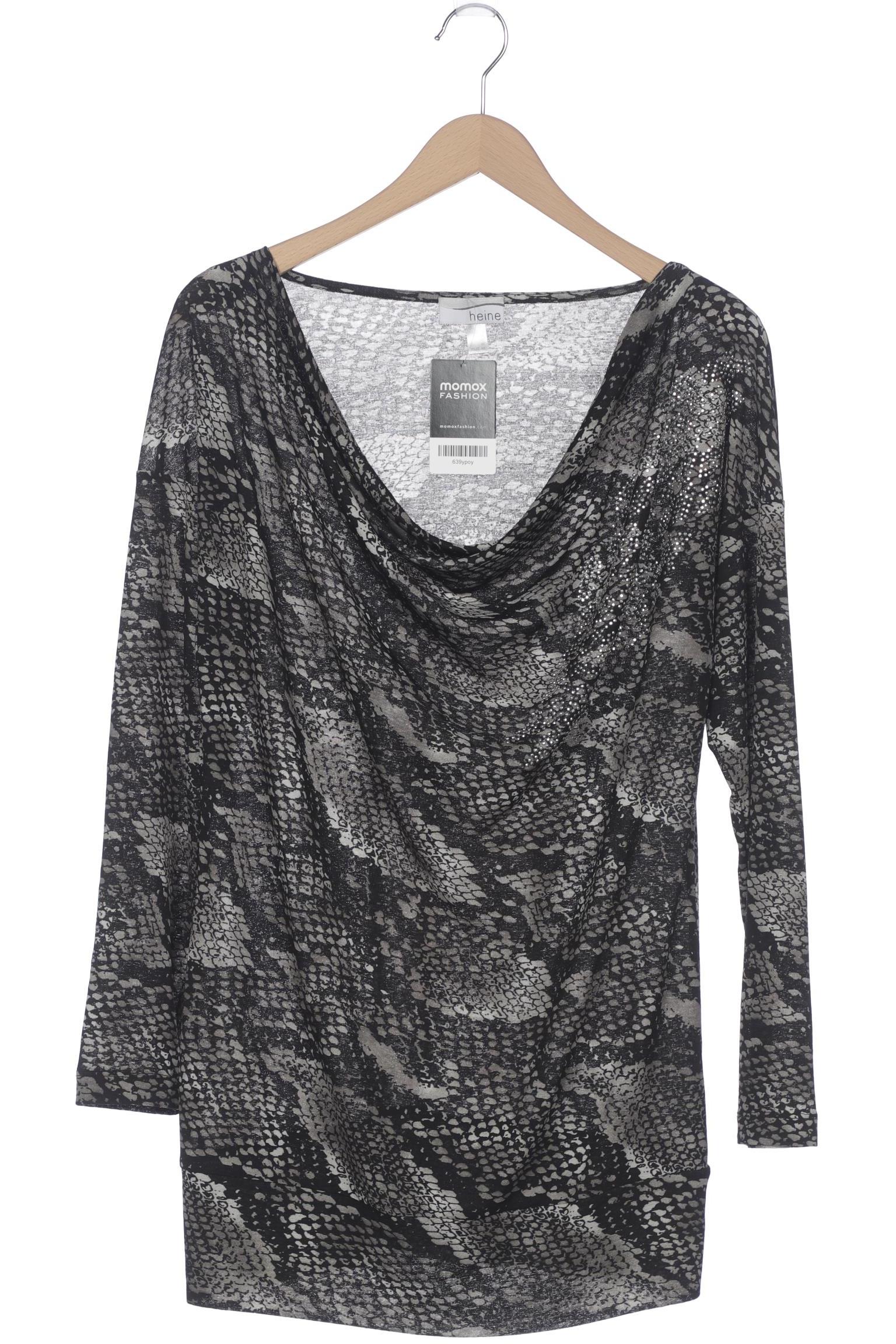 

Heine Damen Langarmshirt, schwarz, Gr. 40