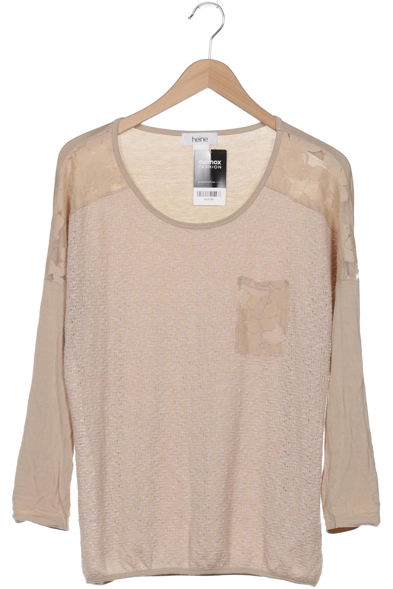 

Heine Damen Langarmshirt, beige, Gr. 38