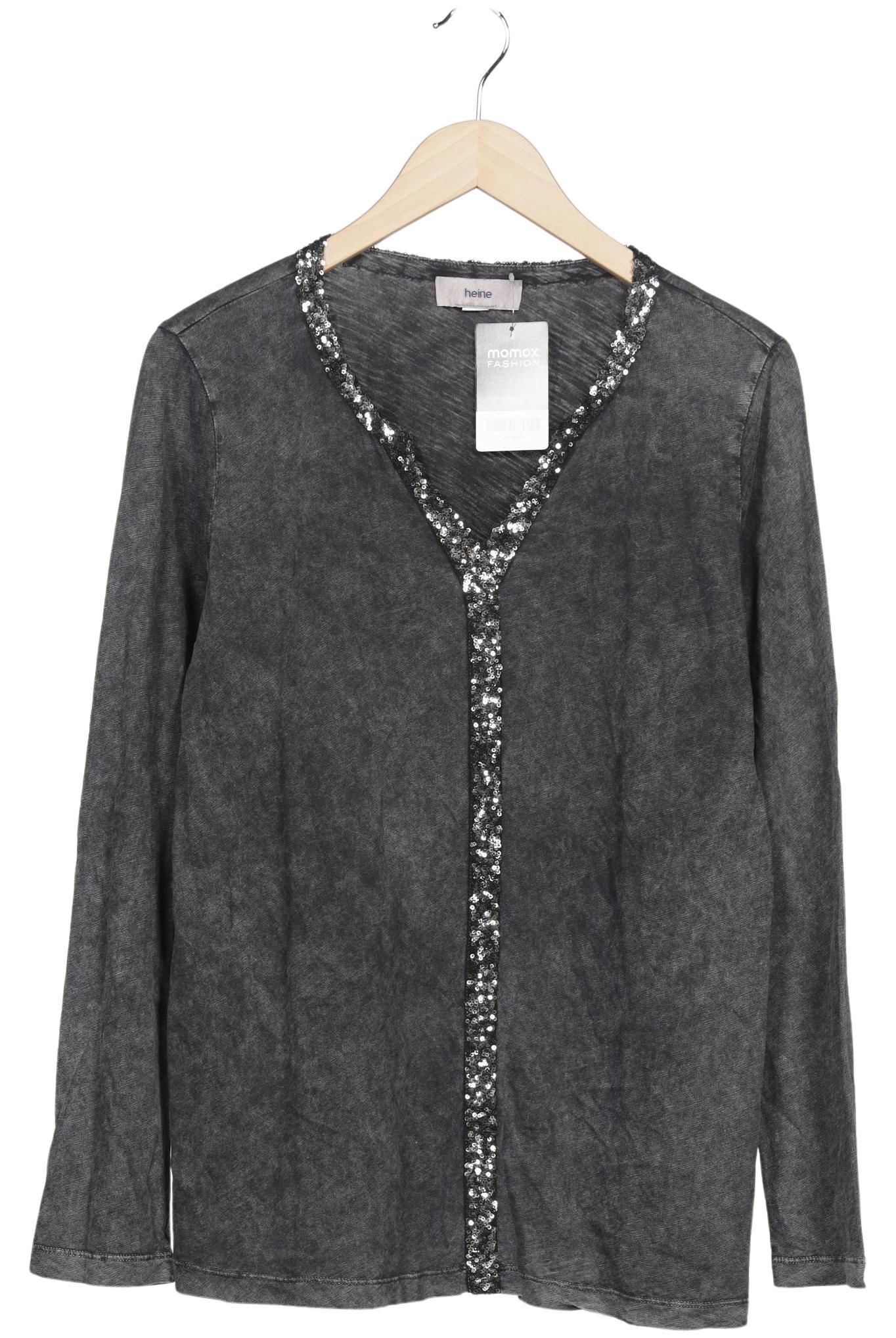 

Heine Damen Langarmshirt, grau, Gr. 40