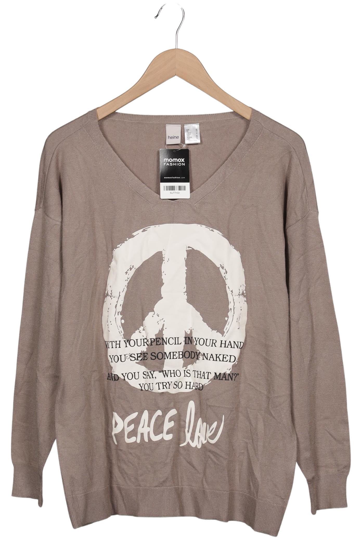 

Heine Damen Pullover, beige, Gr. 40