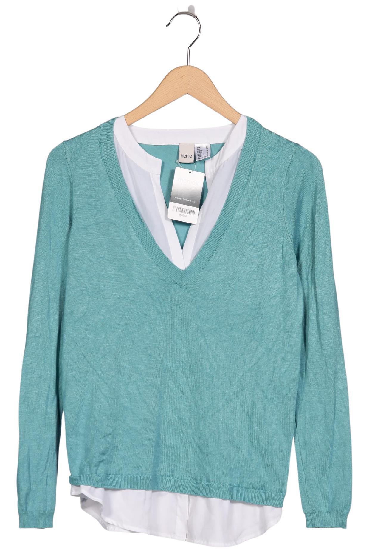 

Heine Damen Pullover, türkis, Gr. 38