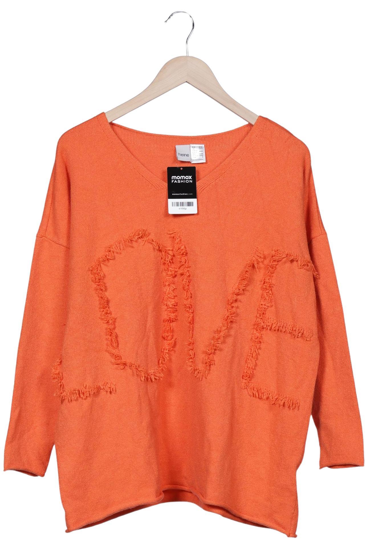 

Heine Damen Pullover, orange, Gr. 36