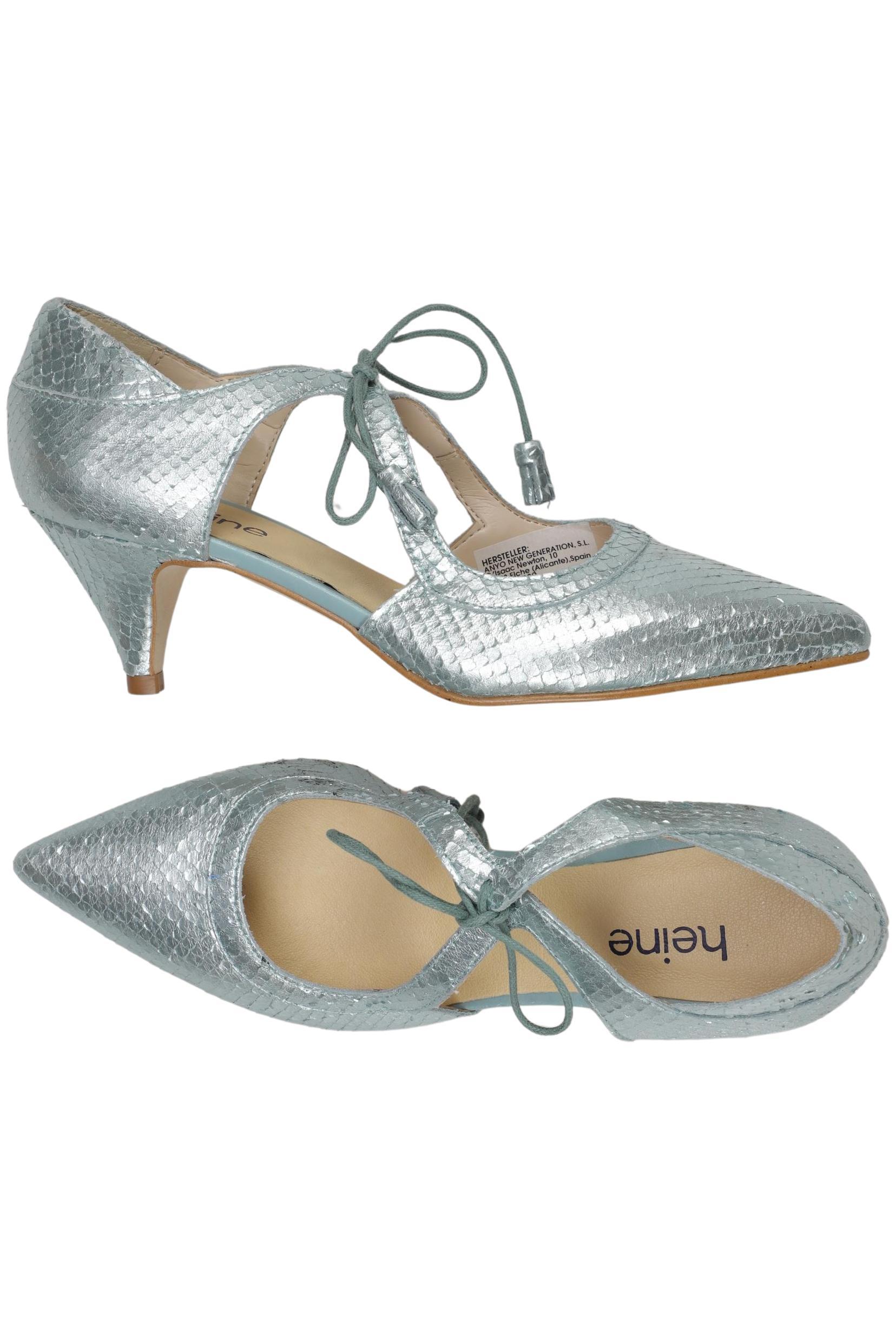

Heine Damen Pumps, silber, Gr. 38