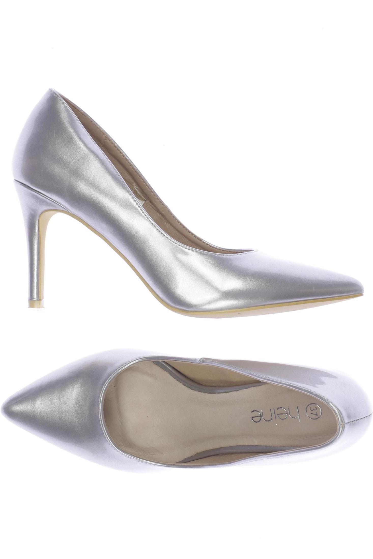 

Heine Damen Pumps, silber, Gr. 37