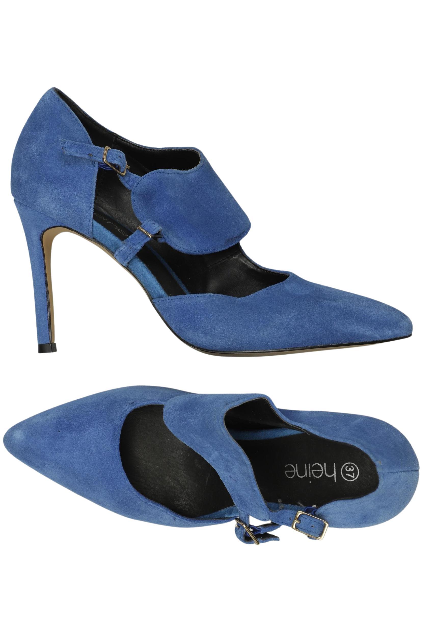 

Heine Damen Pumps, blau, Gr. 37