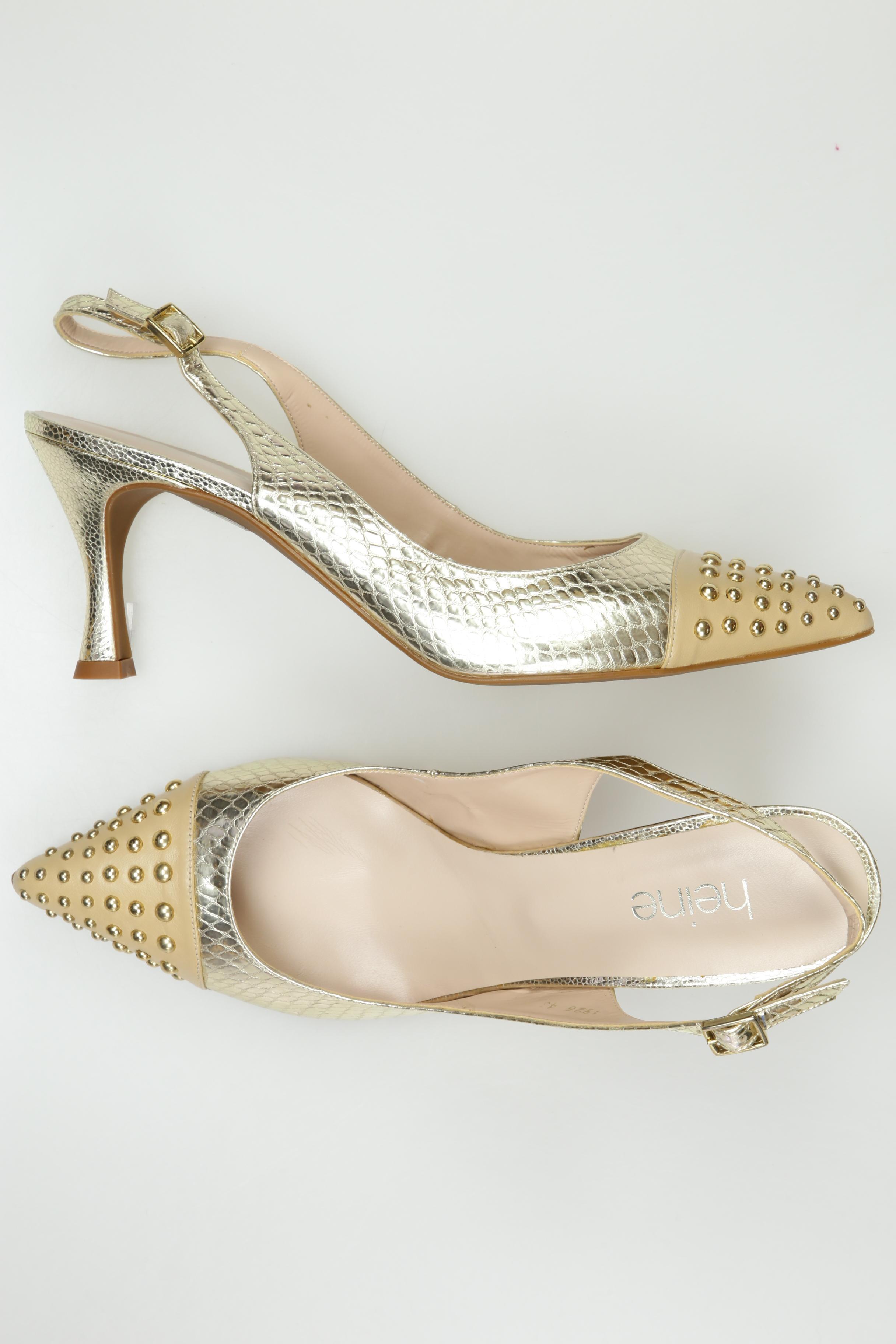 

Heine Damen Pumps, gold, Gr. 43