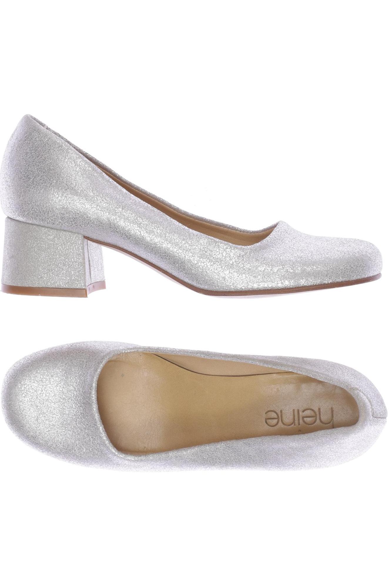 

Heine Damen Pumps, silber, Gr. 35