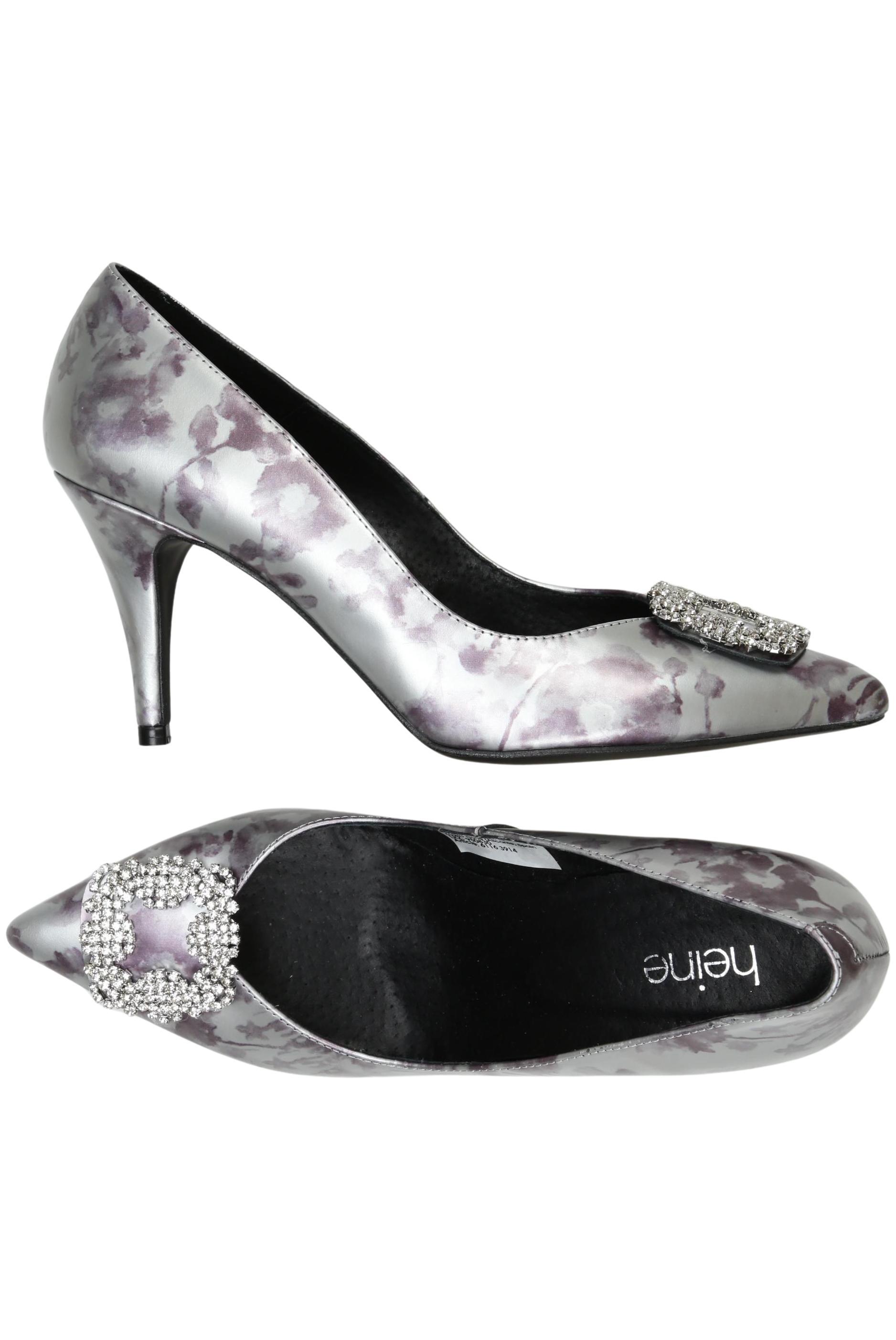

Heine Damen Pumps, silber, Gr. 40