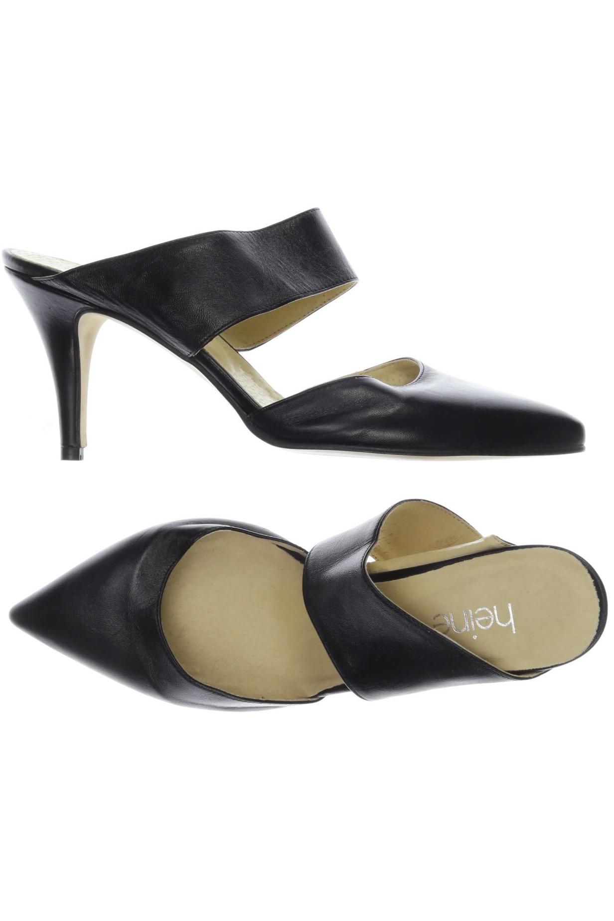 

Heine Damen Sandale, schwarz, Gr. 39