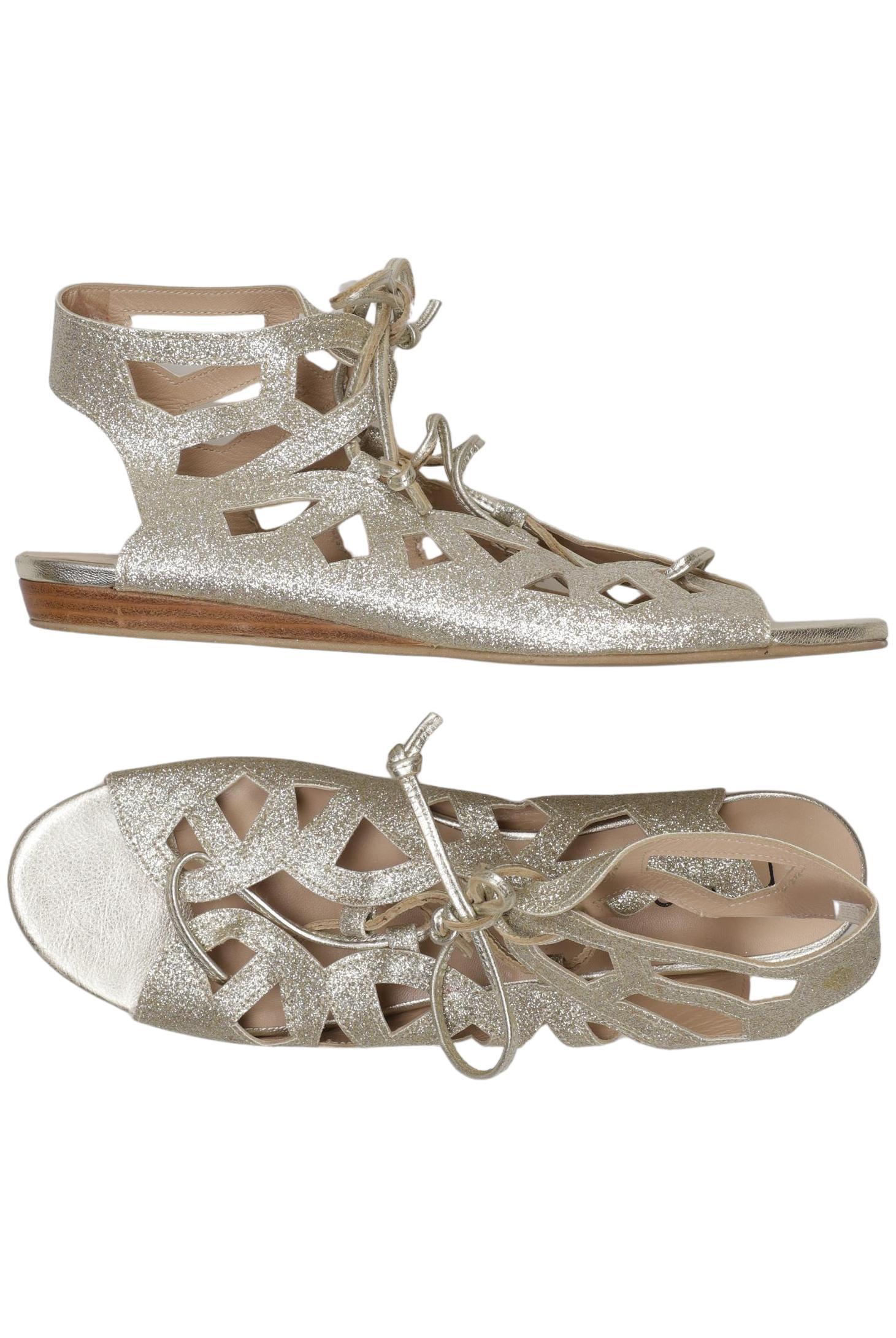 

Heine Damen Sandale, gold, Gr. 42