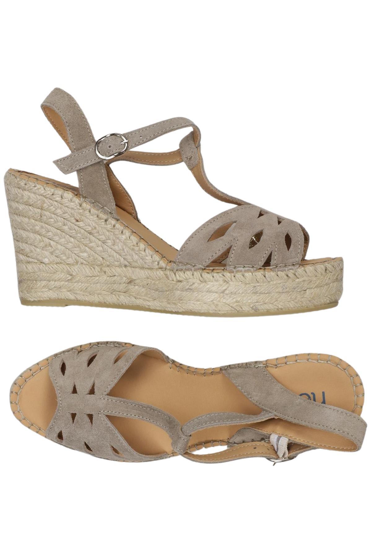 

Heine Damen Sandale, beige, Gr. 40