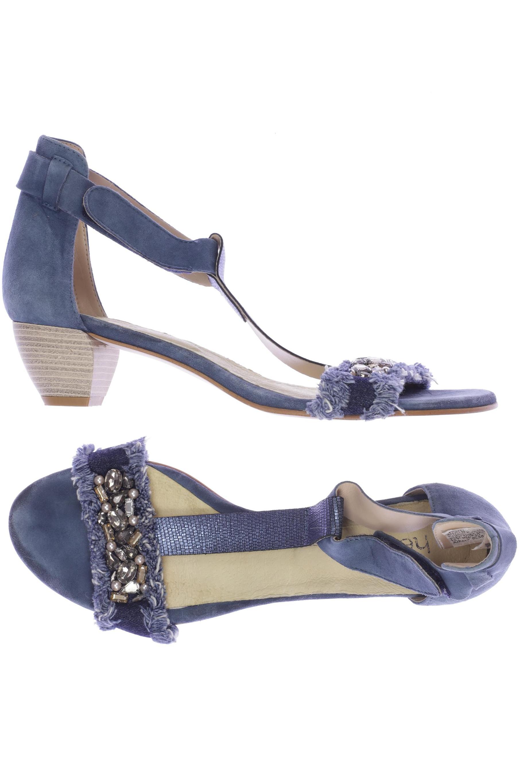 

Heine Damen Sandale, blau, Gr. 43