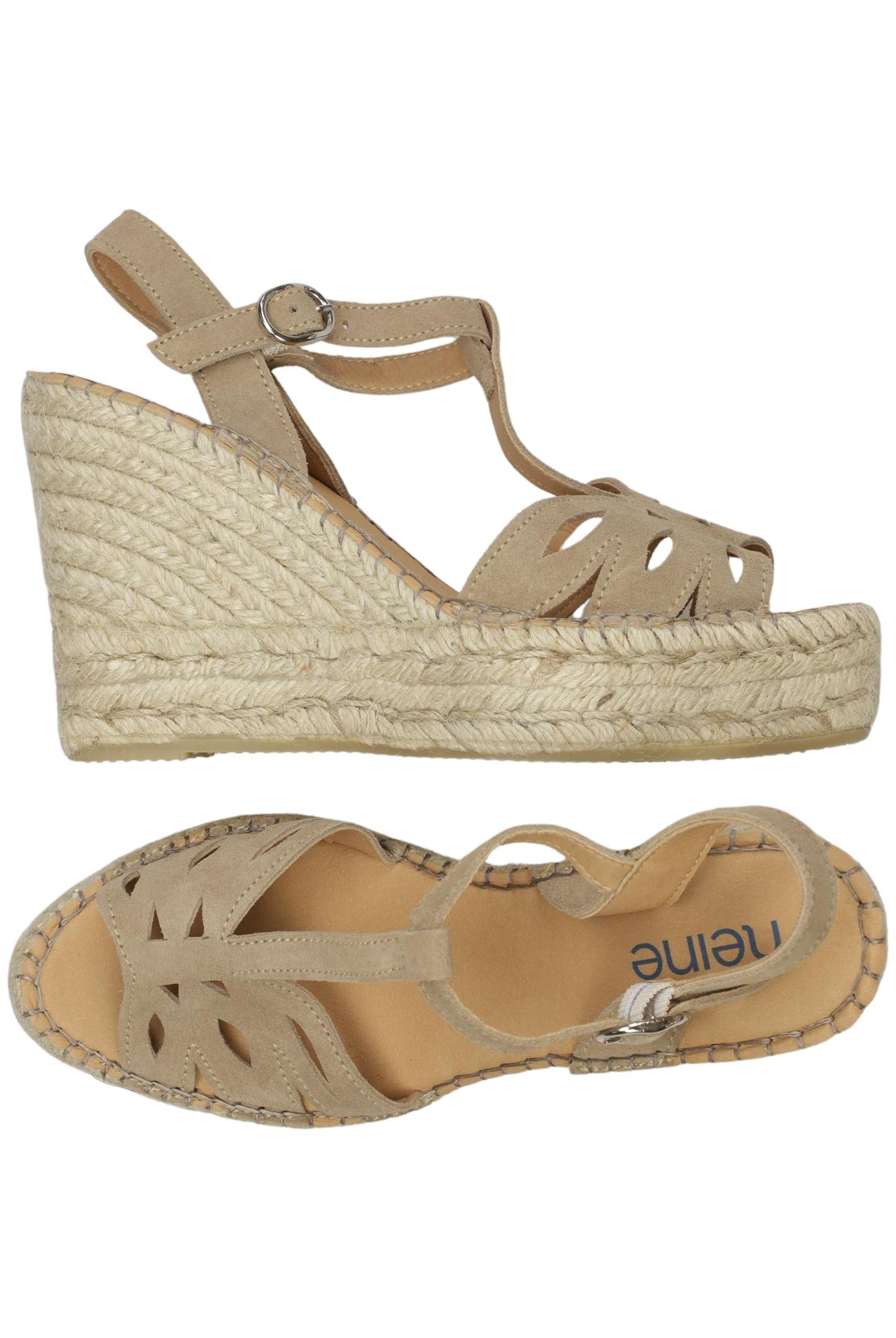 

Heine Damen Sandale, beige, Gr. 37
