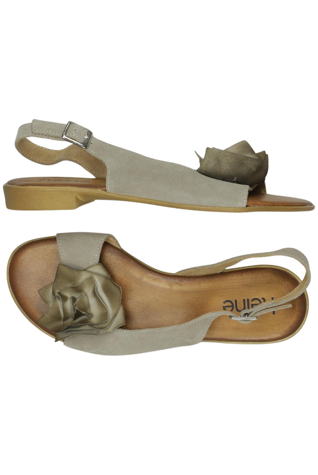 

Heine Damen Sandale, grau, Gr. 37