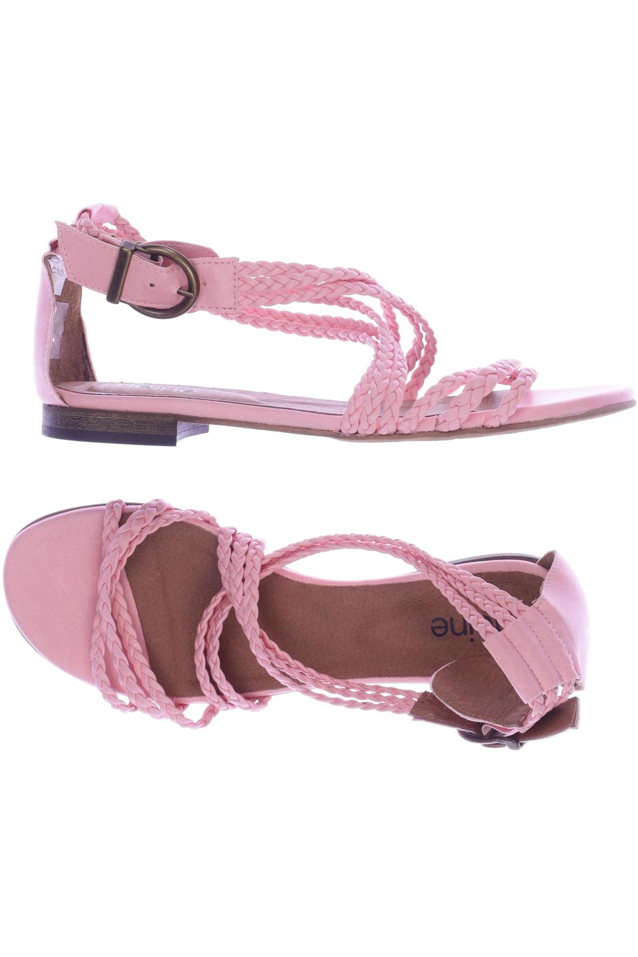 

Heine Damen Sandale, pink, Gr. 39