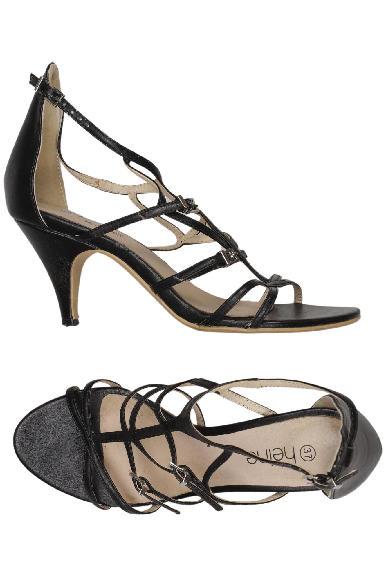 

Heine Damen Sandale, schwarz, Gr. 37