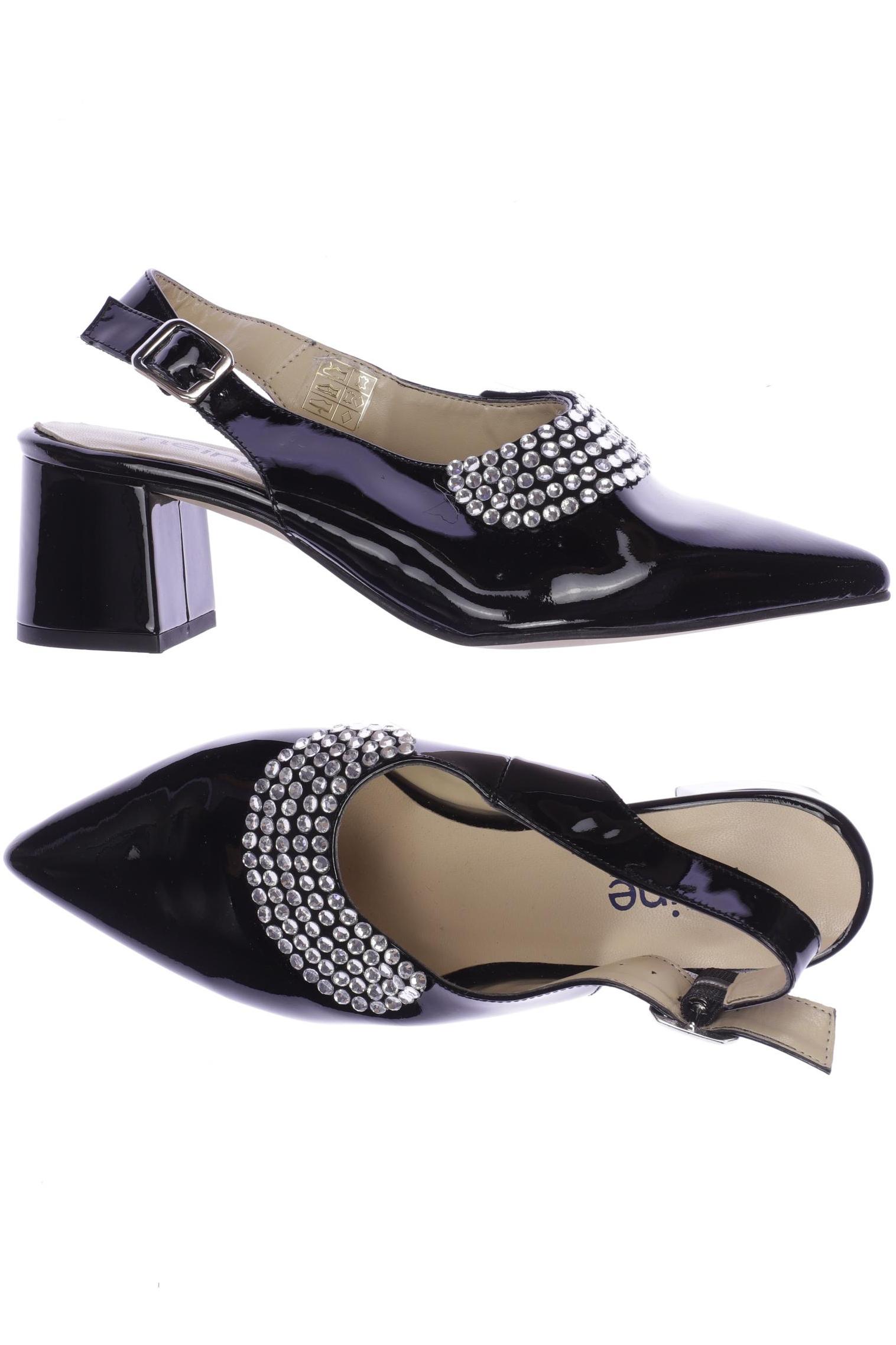 

Heine Damen Sandale, schwarz, Gr. 37
