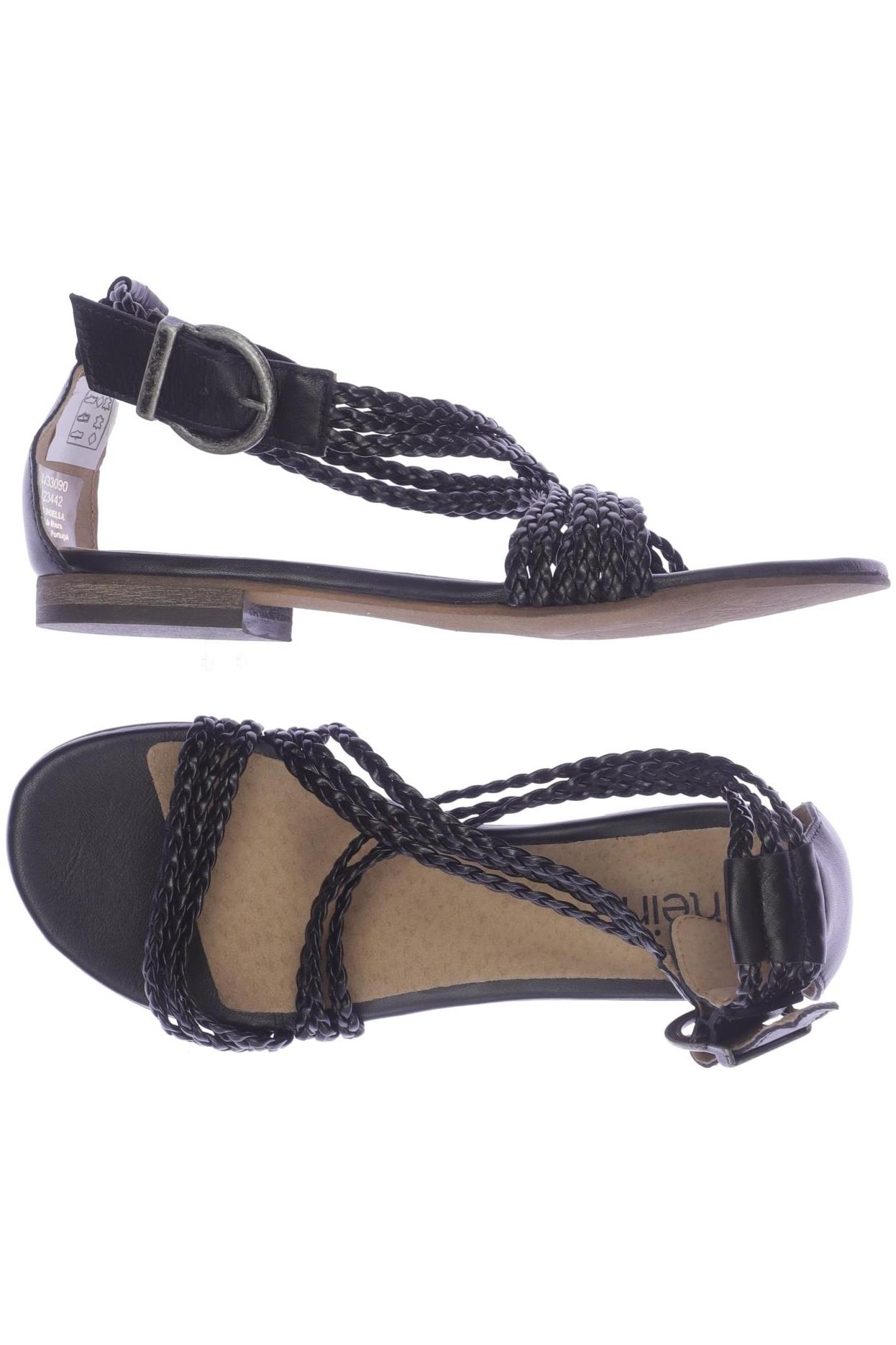 

Heine Damen Sandale, schwarz, Gr. 36